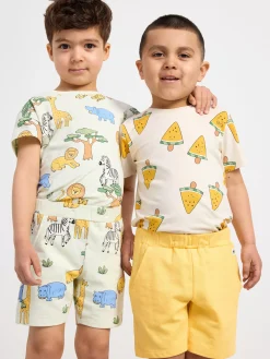 Byxor & Leggings>Lindex 2-Pack Shorts Light Dusty Green