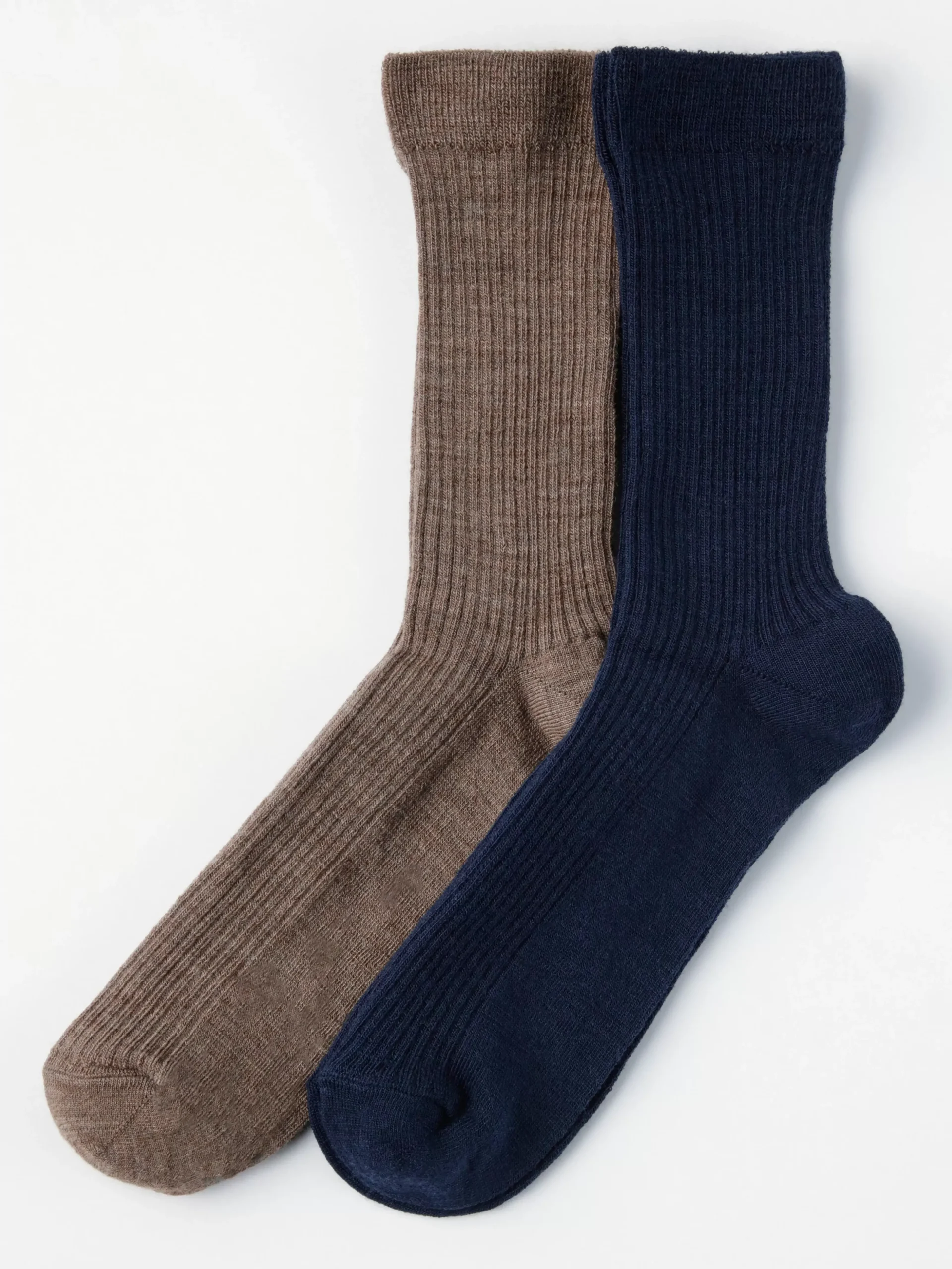 Underkläder>Lindex 2-Pack Sockor I Ullblandning Brown Melange