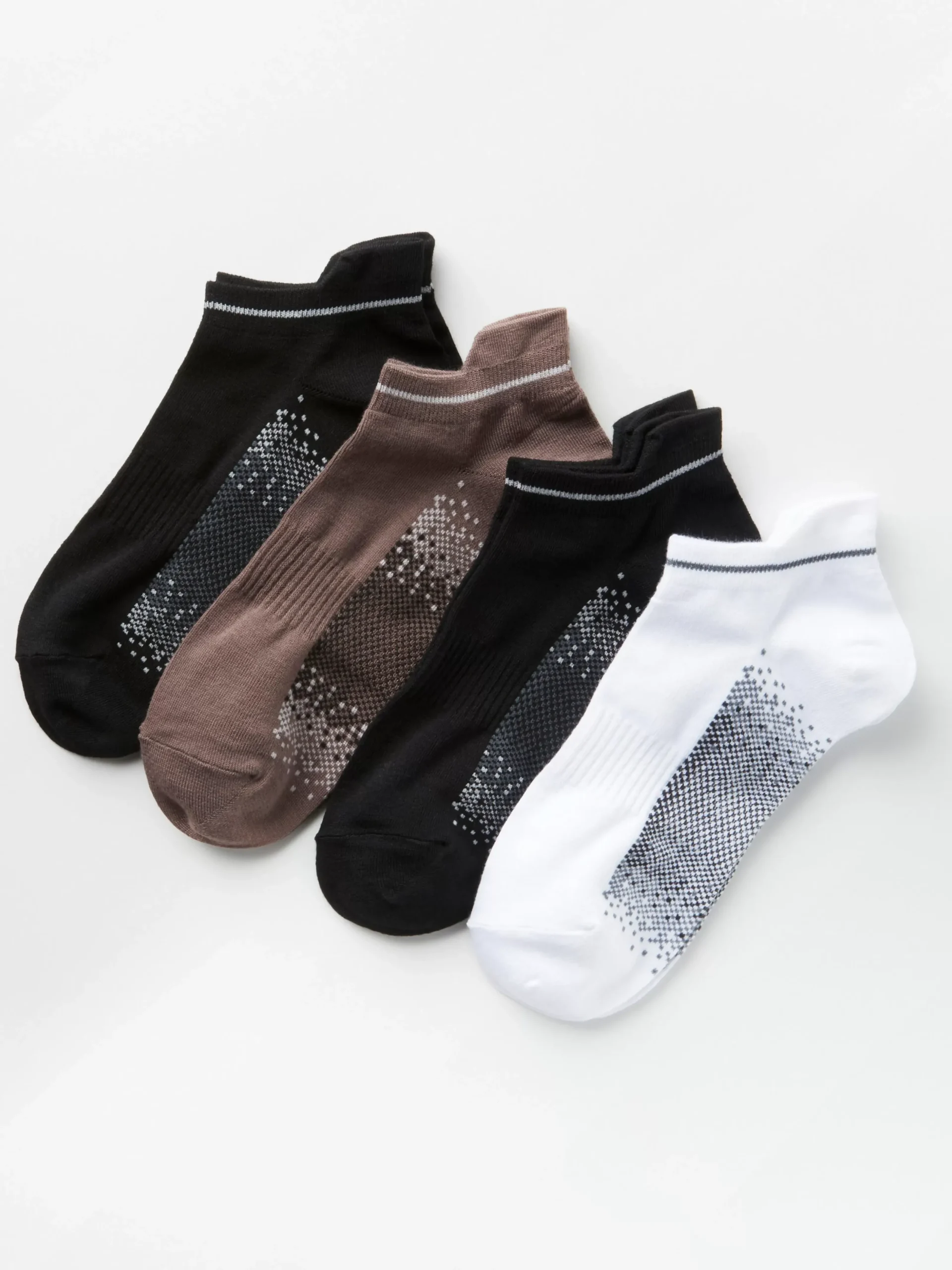 Träningskläder>Lindex 4-Pack Sportfooties Light Dusty Brown