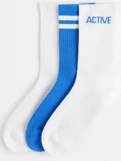 Träningskläder>Lindex 3-Pack Sportstrumpor White