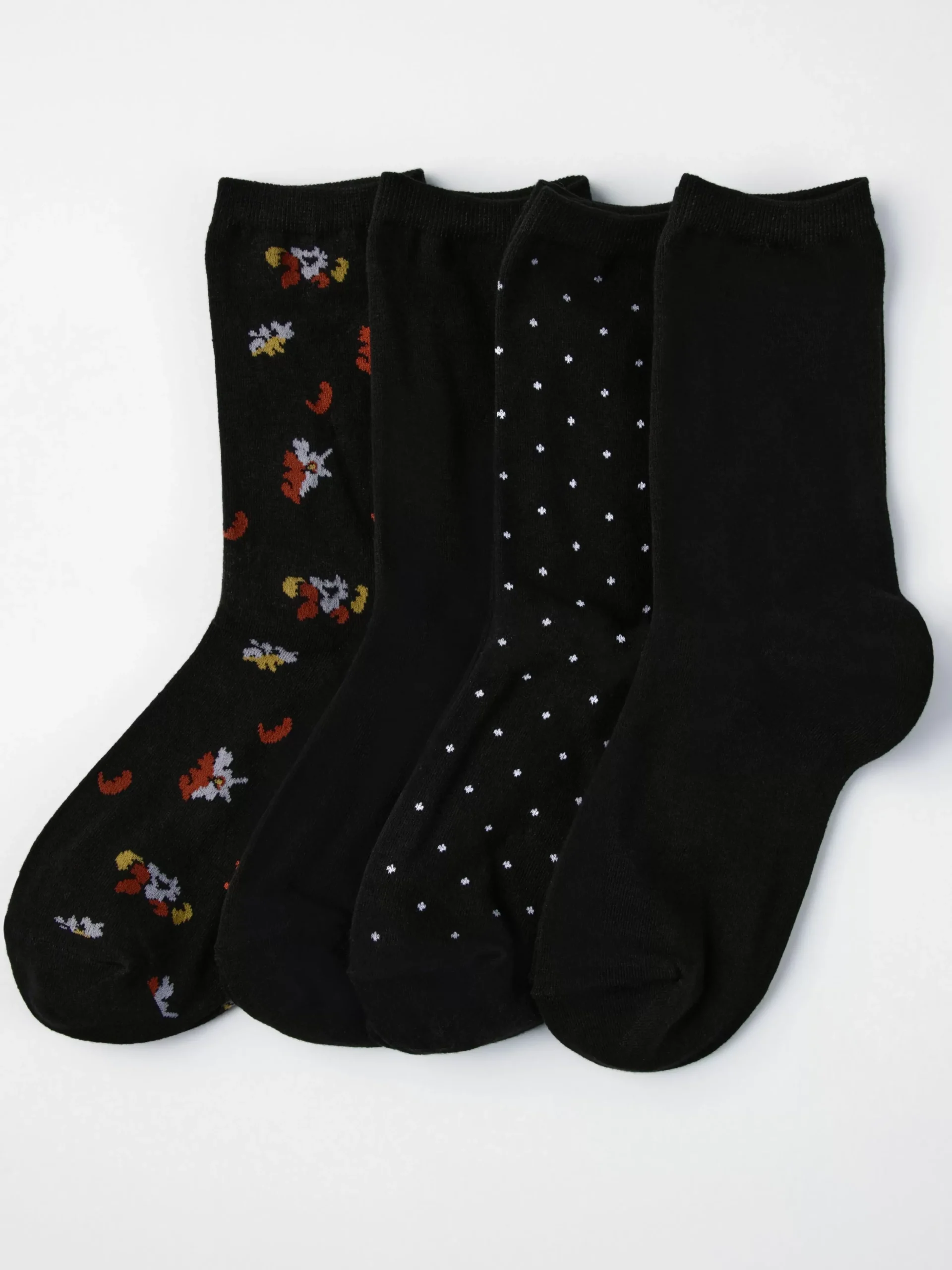 Strumpor>Lindex 4-Pack Strumpor Black