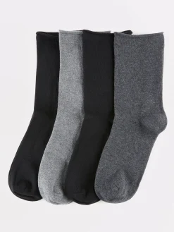 Strumpor>Lindex 4-Pack Strumpor Black