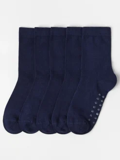 Underkläder>Lindex 5-Pack Strumpor Med Antislip Navy