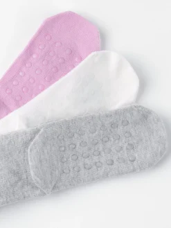 Underkläder>Lindex 3-Pack Strumpor Med Antislip Och Enhorningar Light Lilac