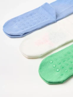 Underkläder>Lindex 3-Pack Strumpor Med Antislip Och Glassar Green