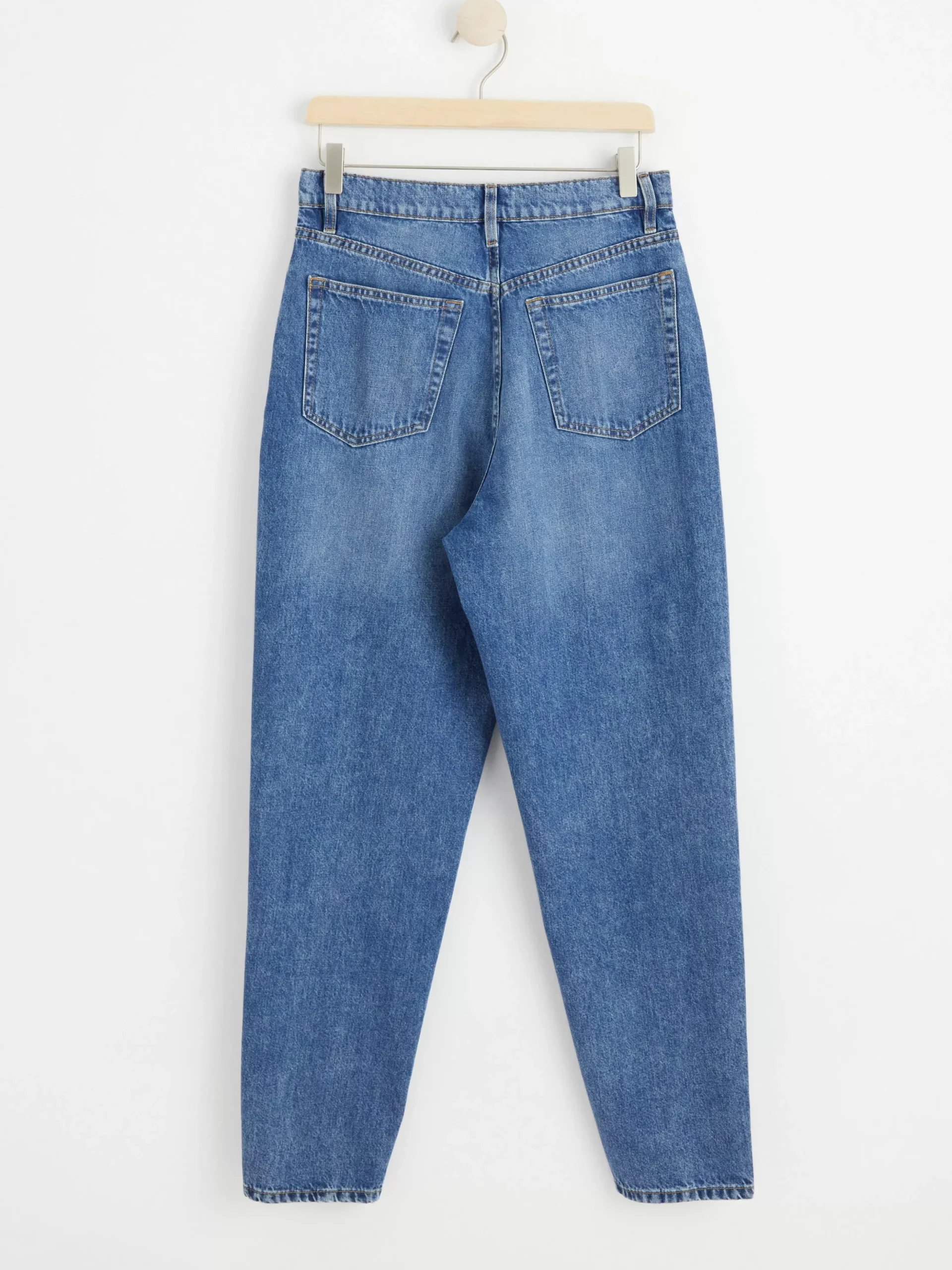 Jeans>Lindex Pam Mom High Waist Jeans Denim Blue