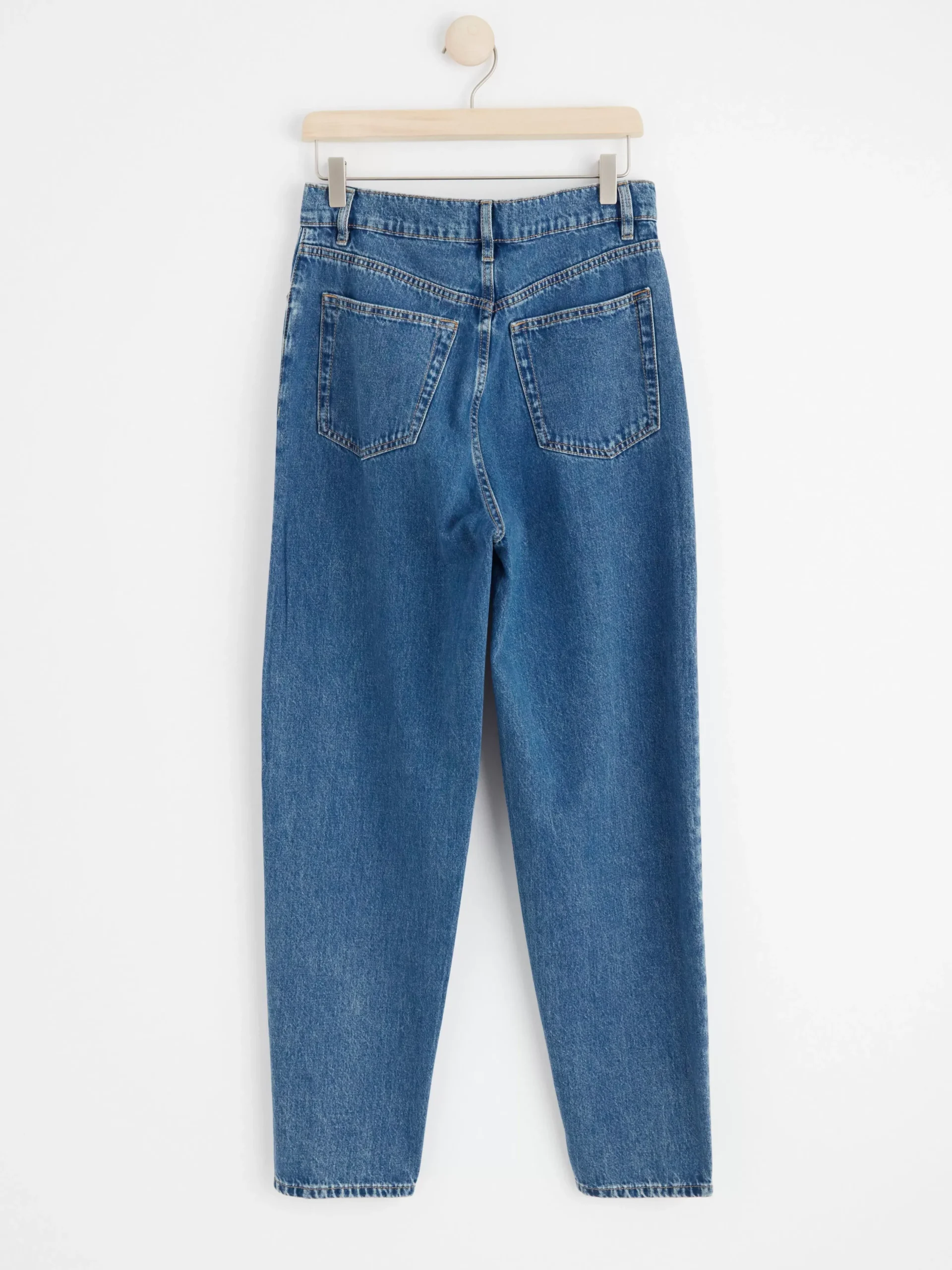 Jeans>Lindex Pam Mom High Waist Jeans Denim Blue