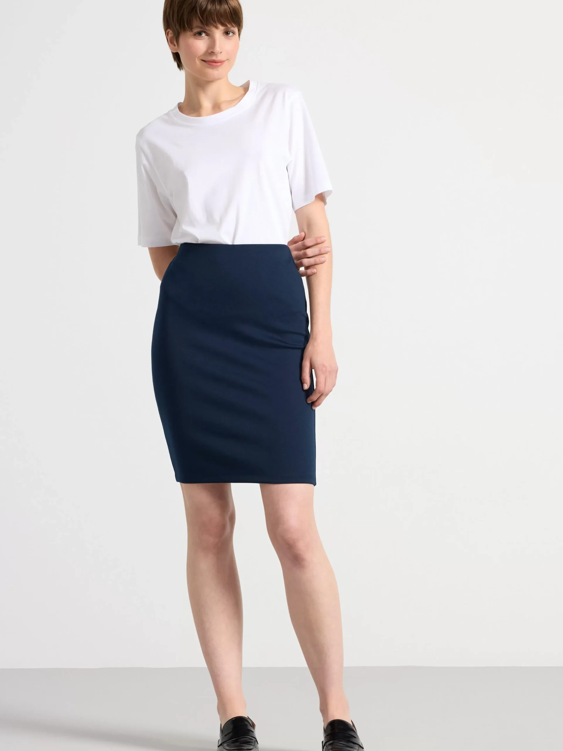 Kjolar>Lindex Pennkjol I Trika Navy