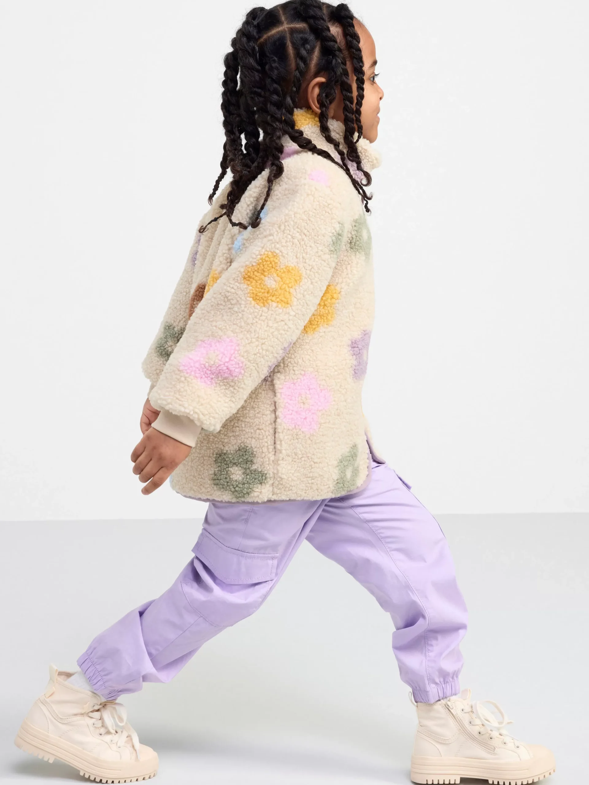 Ytterkläder>Lindex Pilejacka Med Monster Light Dusty Lilac