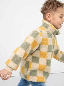 Ytterkläder>Lindex Pilejacka Med Monster Light Beige