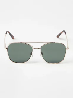 Accessoarer>Lindex Pilotsolglasogon Dam Khaki