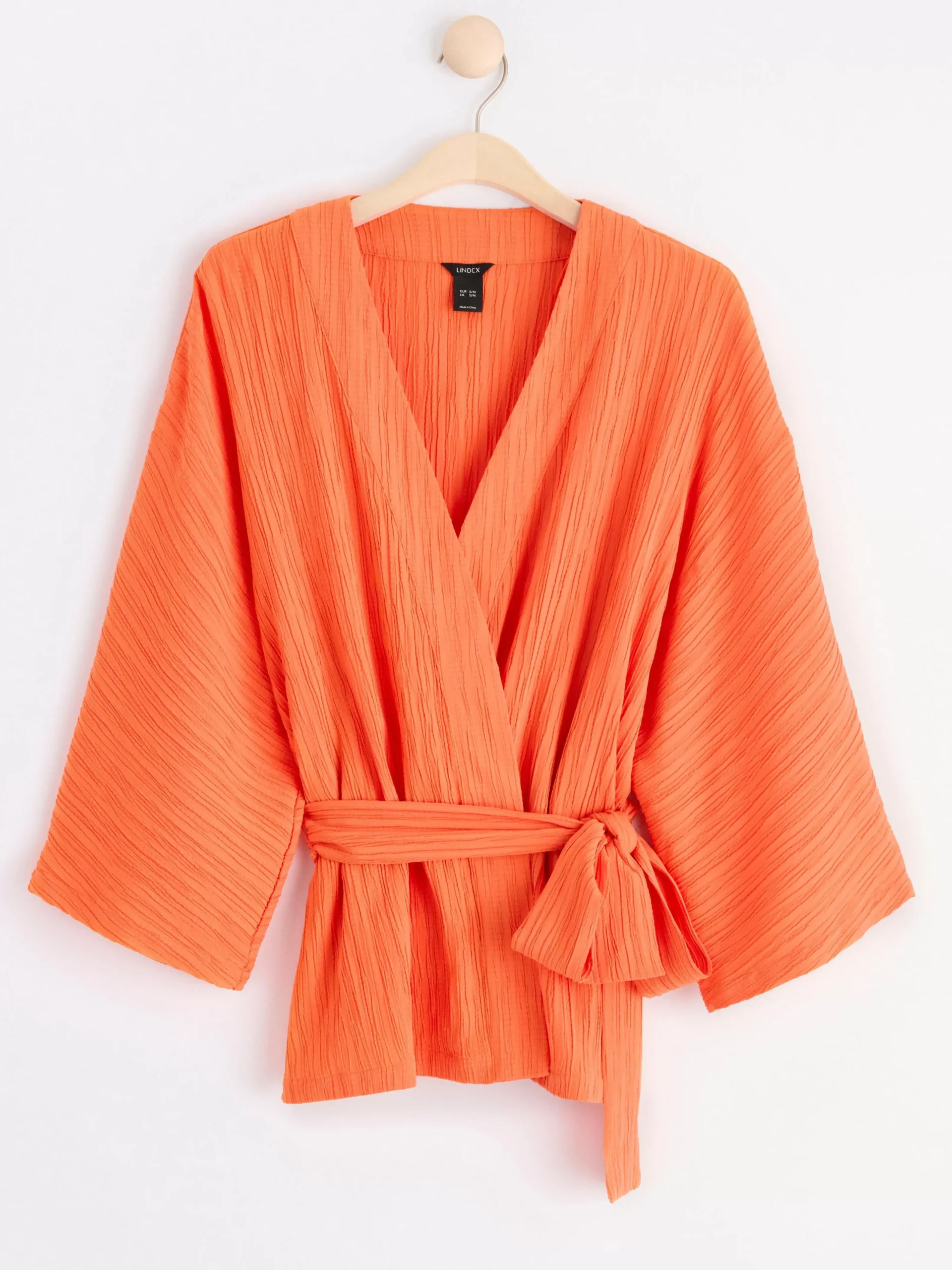 Kavajer>Lindex Plisserad Kimono Orange