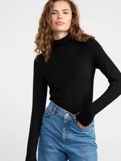 Toppar & T-Shirts>Lindex Polotroja Black