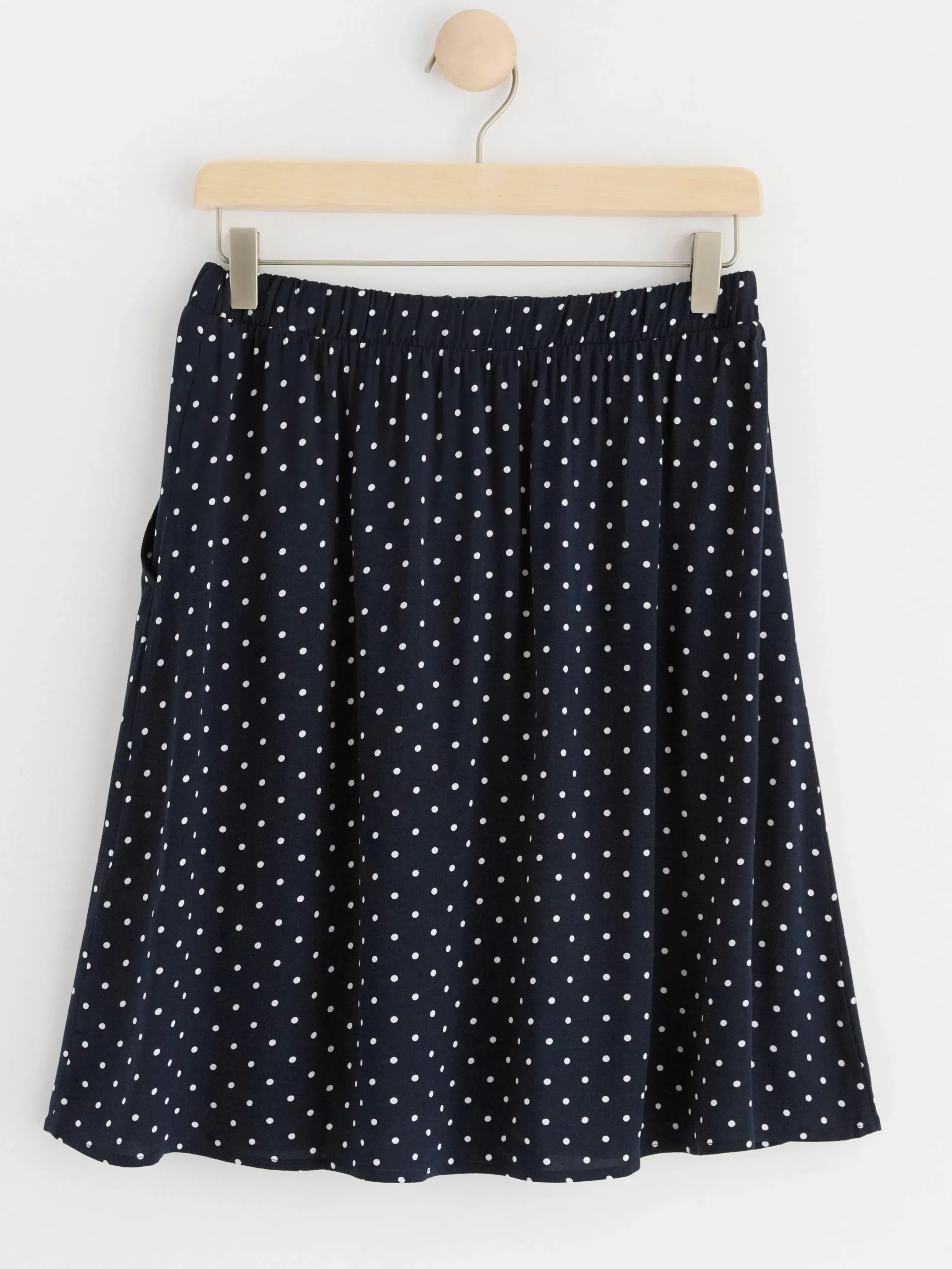 Kjolar>Lindex Prickig Minikjol Dark Navy