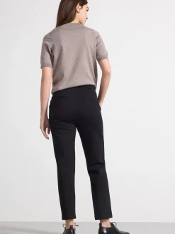 Byxor>Lindex Puntobyxa Med Rak Passform Black
