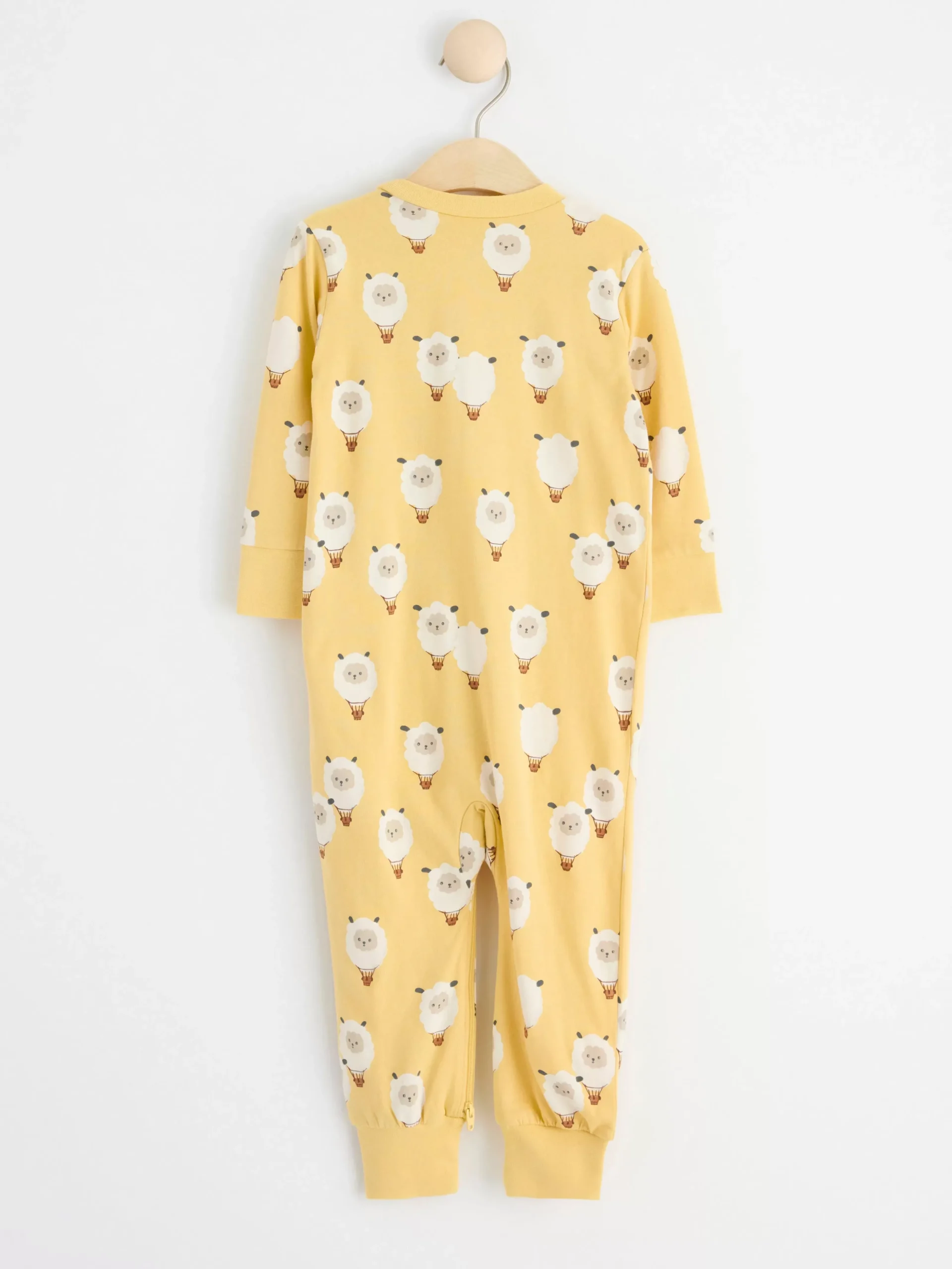 Pyjamas>Lindex Pyjamas Med Far Som Ballonger Light Dusty Yellow