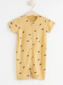 Pyjamas>Lindex Pyjamas Med Humlor Light Dusty Yellow