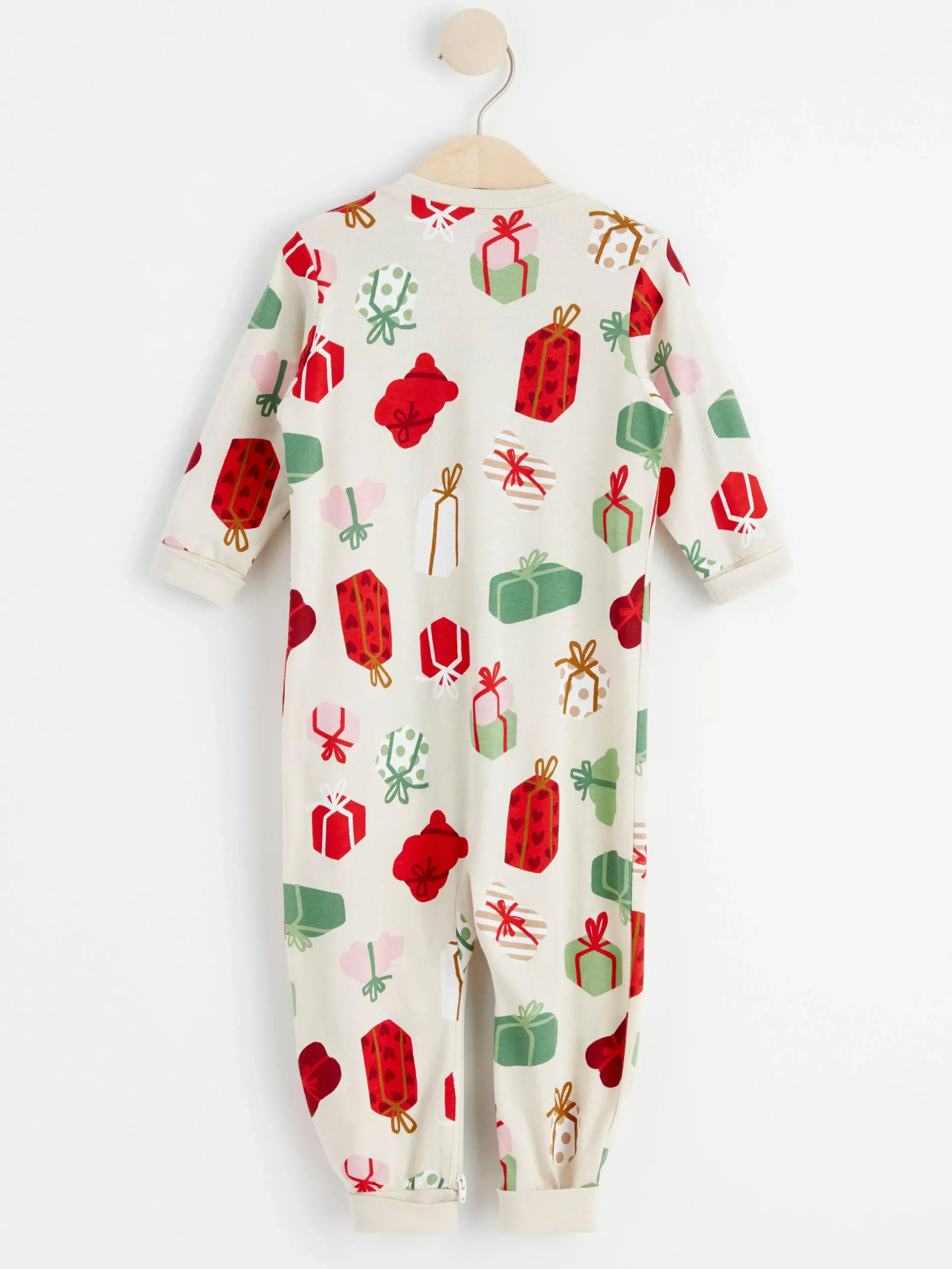Pyjamas>Lindex Pyjamas Med Julklappar Light Beige