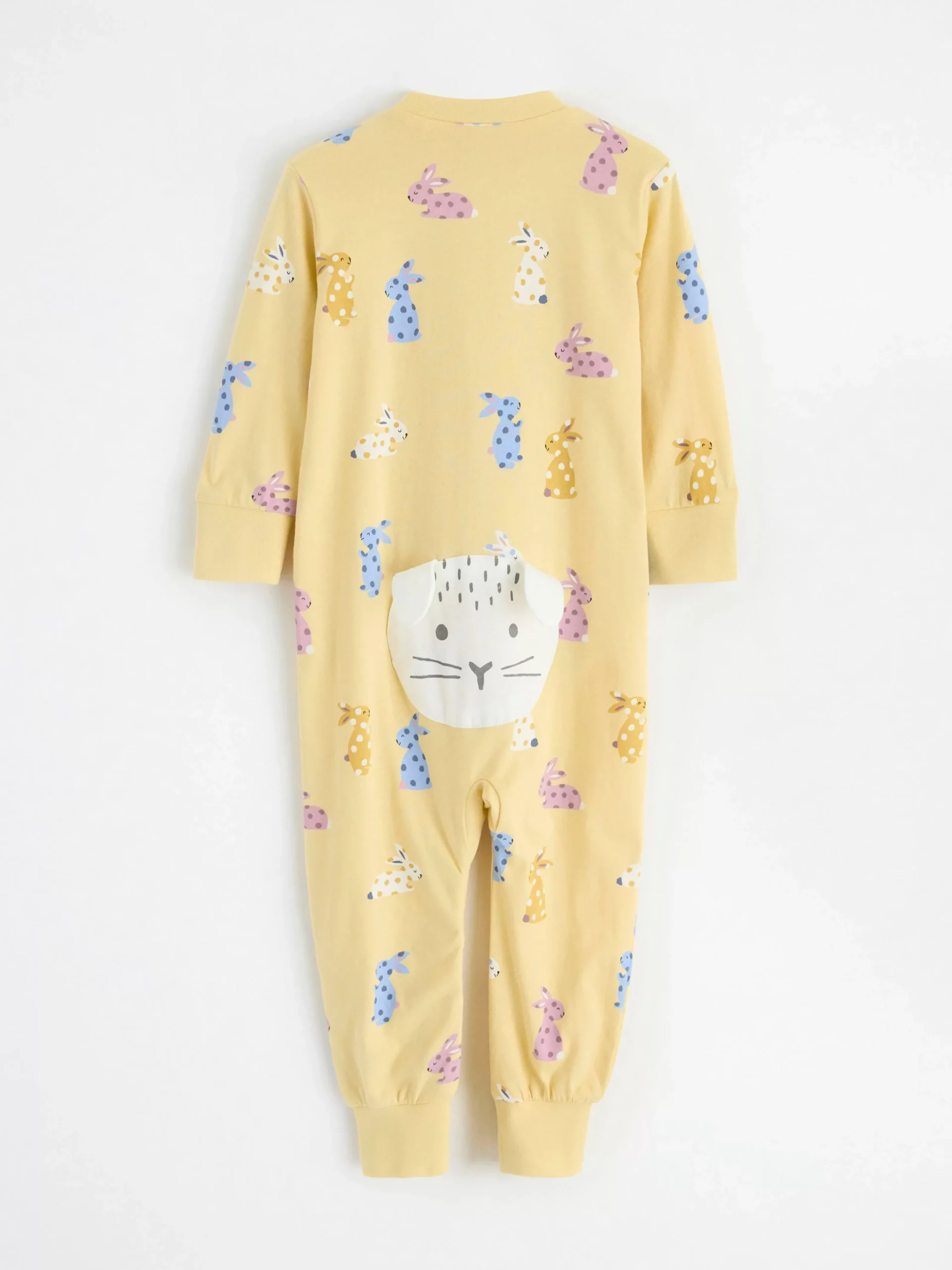 Pyjamas>Lindex Pyjamas Med Kaniner Light Dusty Yellow