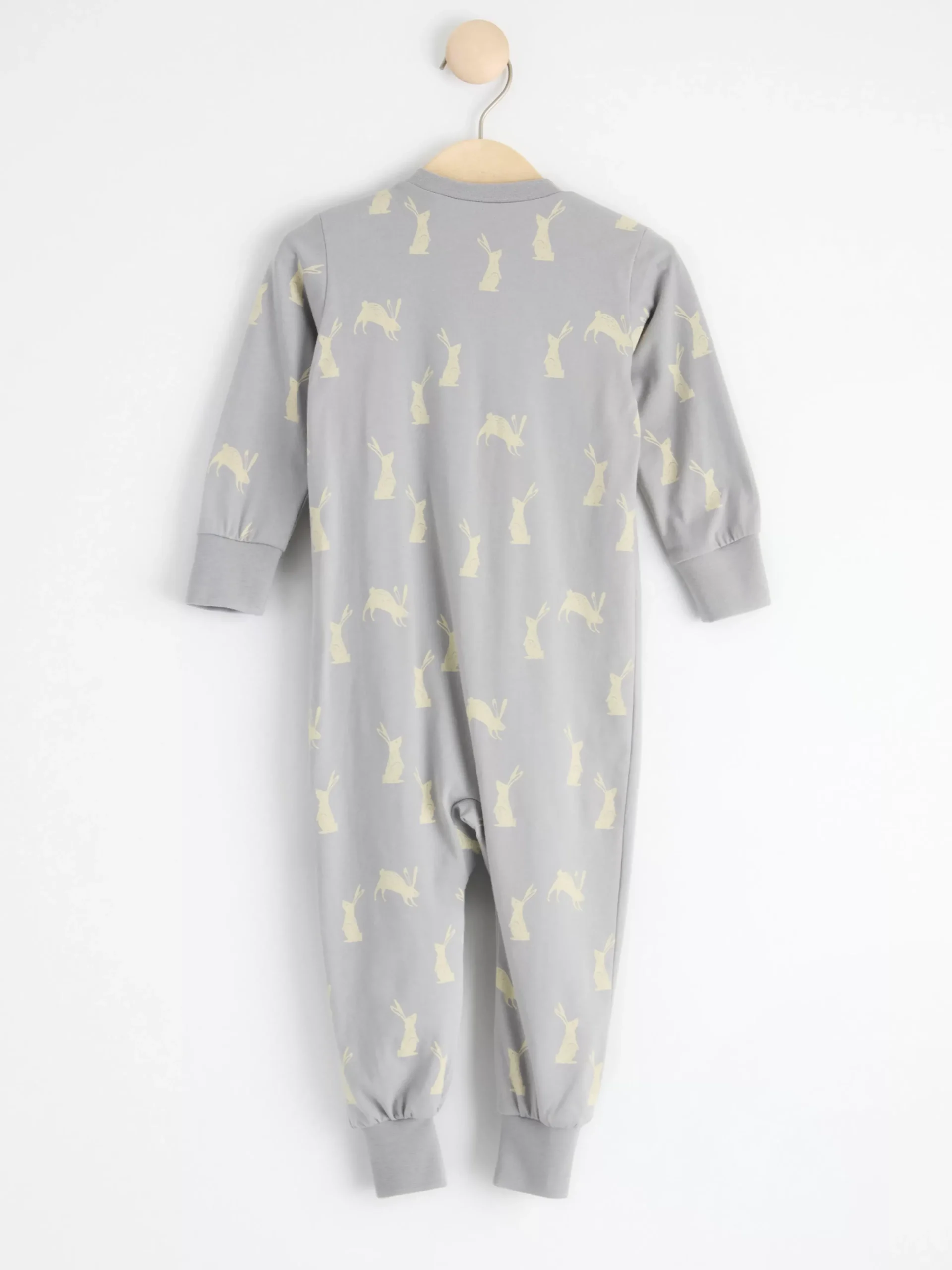 Pyjamas>Lindex Pyjamas Med Kaniner Light Grey