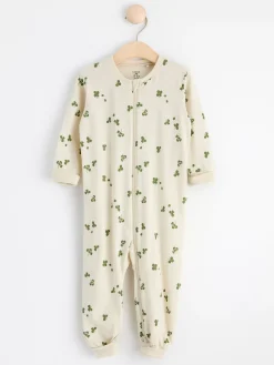 Pyjamas>Lindex Pyjamas Med Klover Light Beige