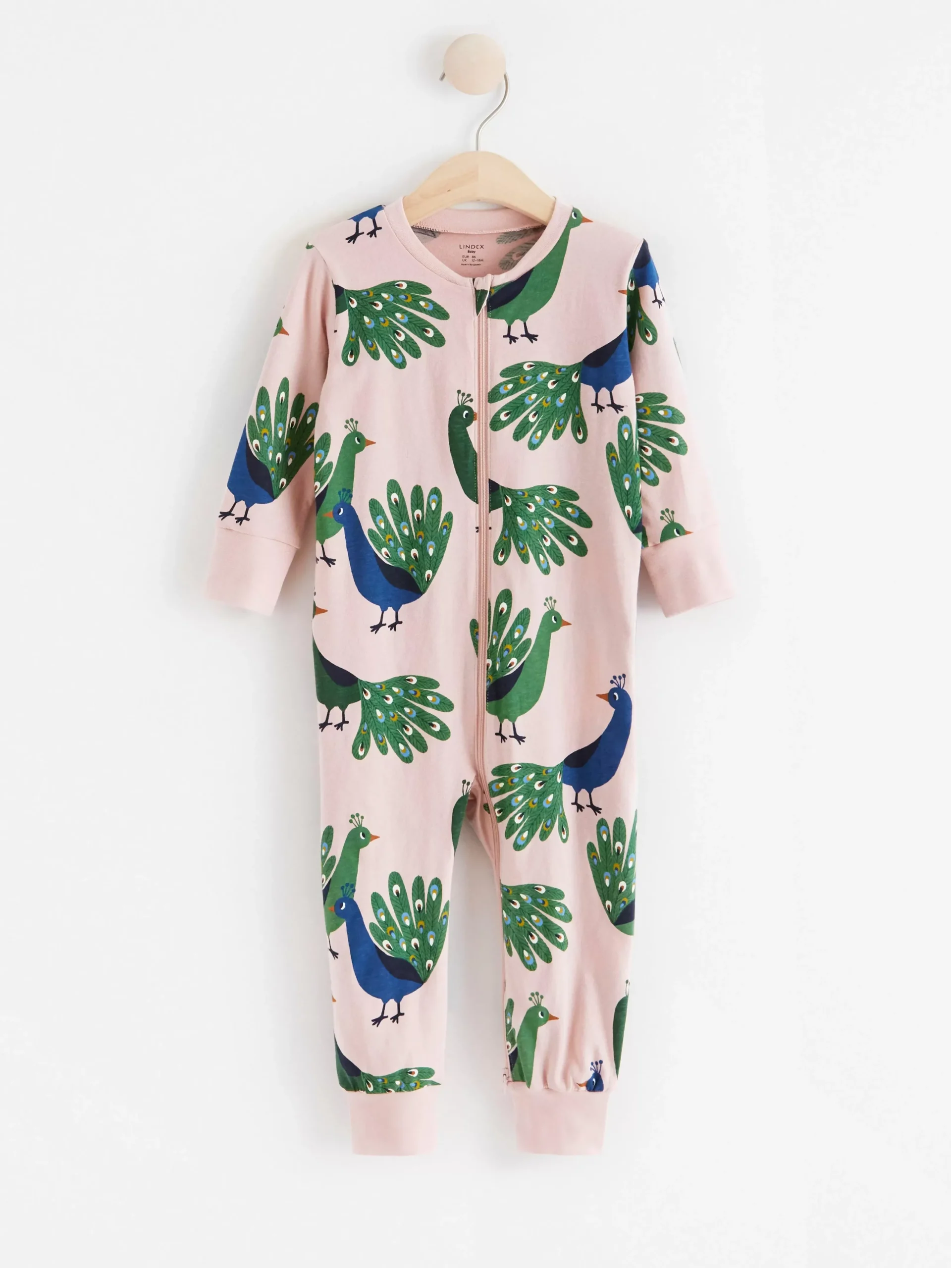 Pyjamas>Lindex Pyjamas Med Pafaglar Light Pink
