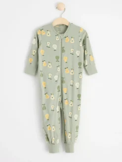 Pyjamas>Lindex Pyjamas Med Paron Dusty Green