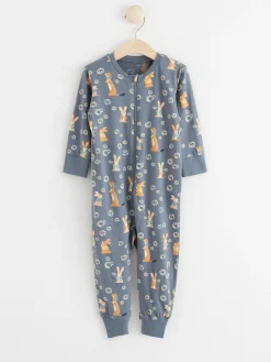 Pyjamas>Lindex Pyjamas Med Sapbubblor Dark Dusty Blue