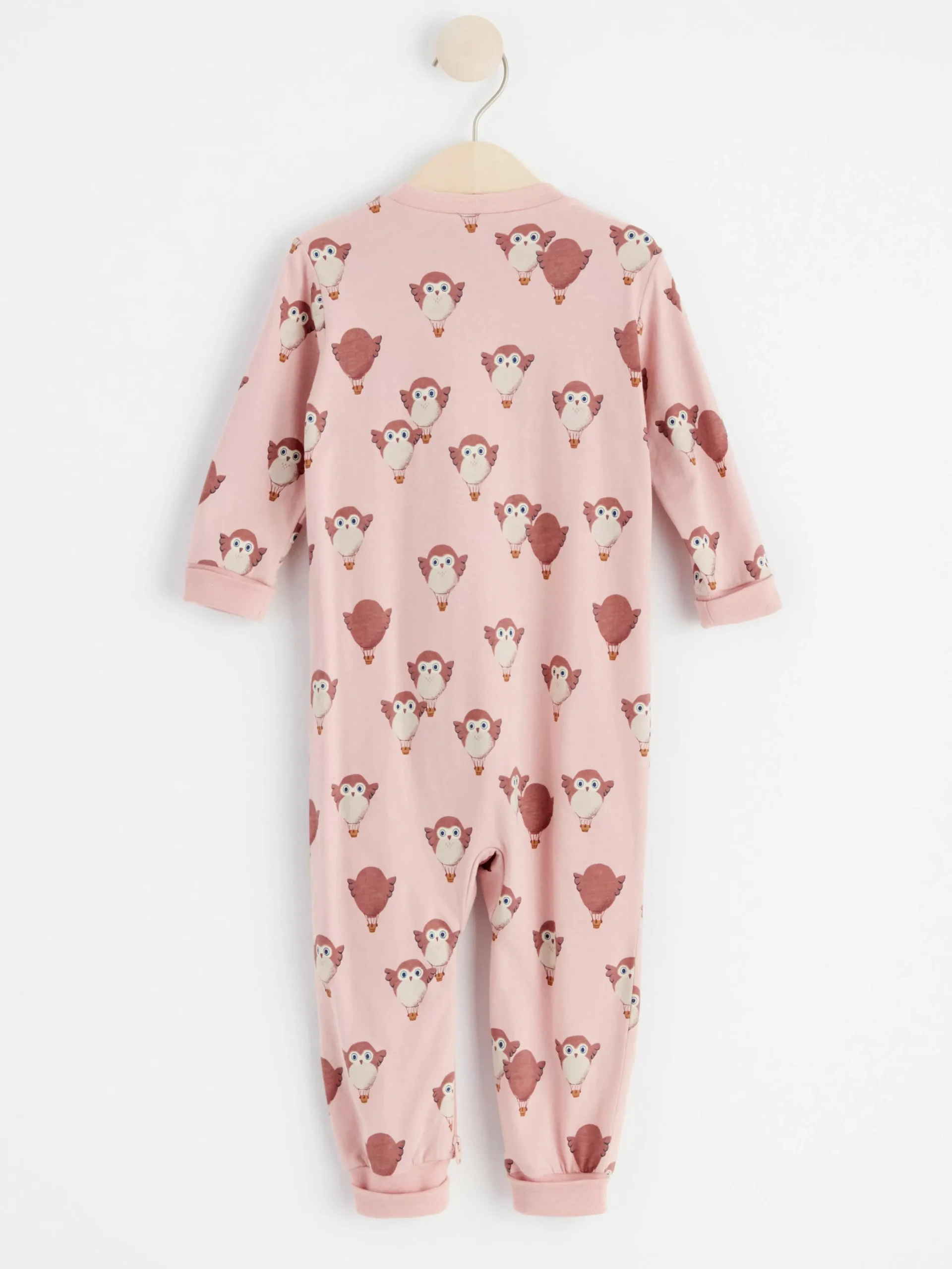 Pyjamas>Lindex Pyjamas Med Ugglor Dusty Pink