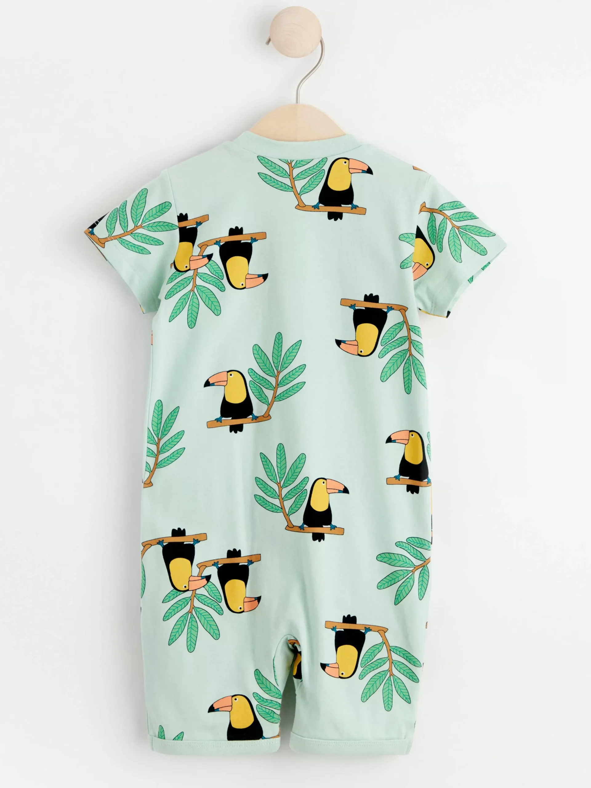 Pyjamas>Lindex Pyjamasromper Med Tukaner Light Green