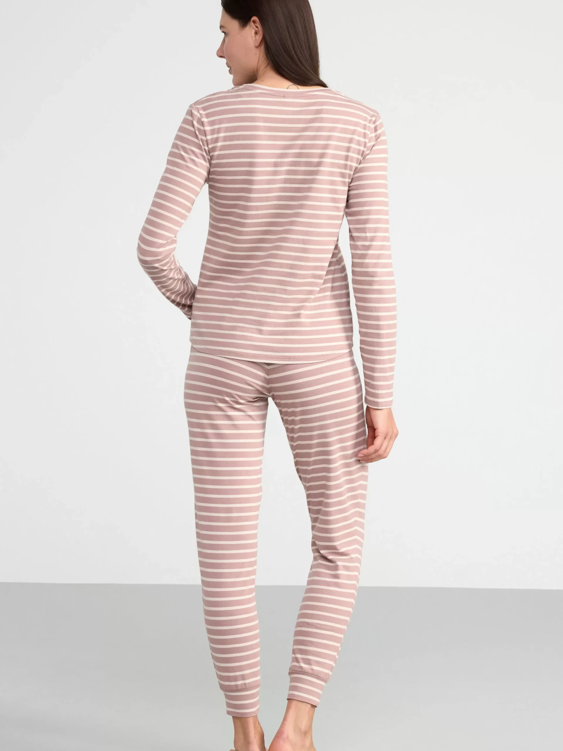 Nattplagg>Lindex Pyjamasset I Mjuk Trika Dark Dusty Pink