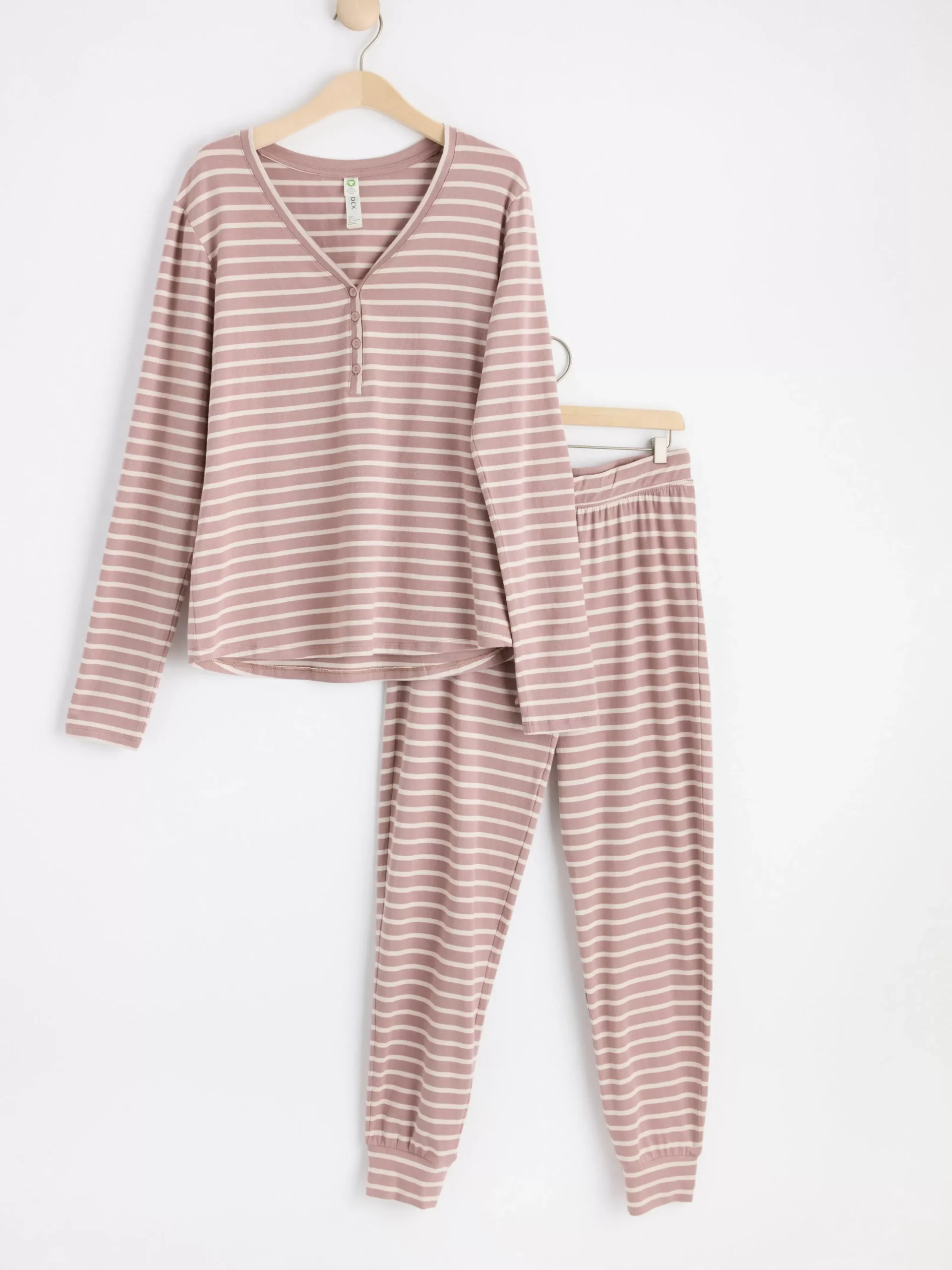 Nattplagg>Lindex Pyjamasset I Mjuk Trika Dark Dusty Pink
