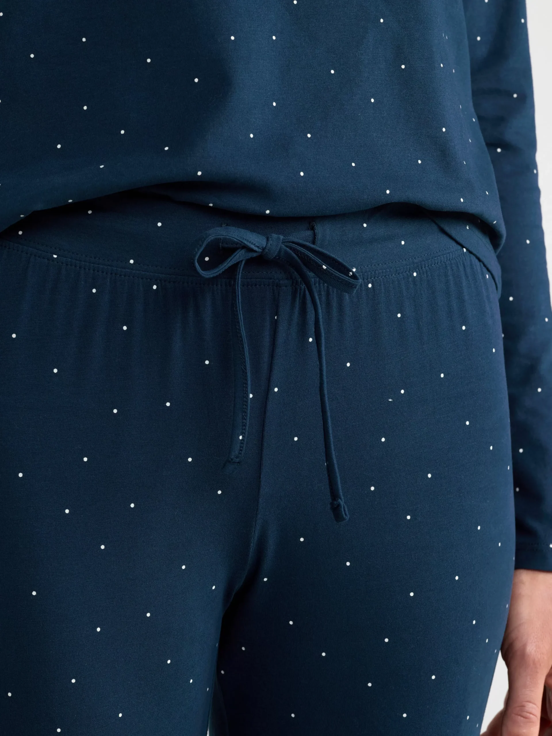 Nattplagg>Lindex Pyjamasset I Mjuk Trika Navy