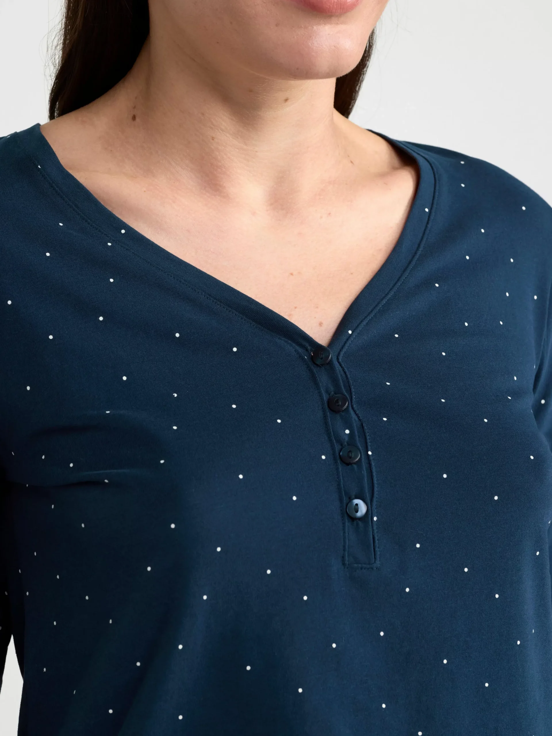 Nattplagg>Lindex Pyjamasset I Mjuk Trika Navy