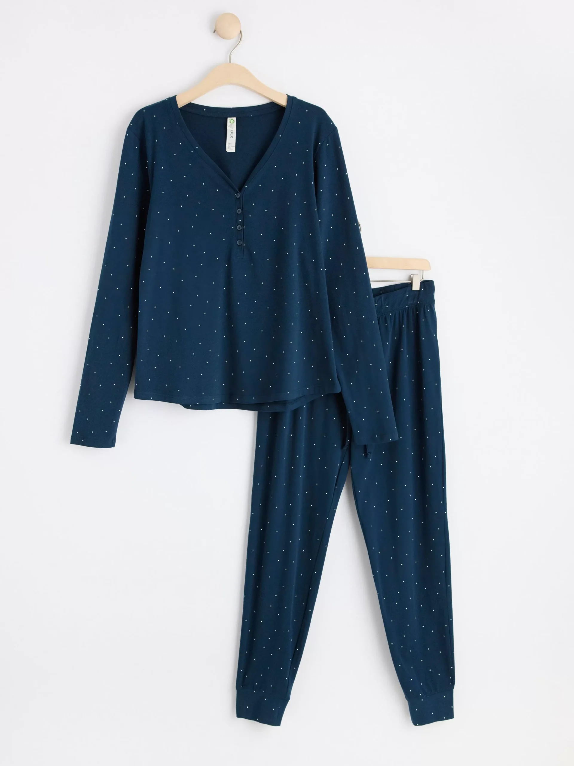 Nattplagg>Lindex Pyjamasset I Mjuk Trika Navy