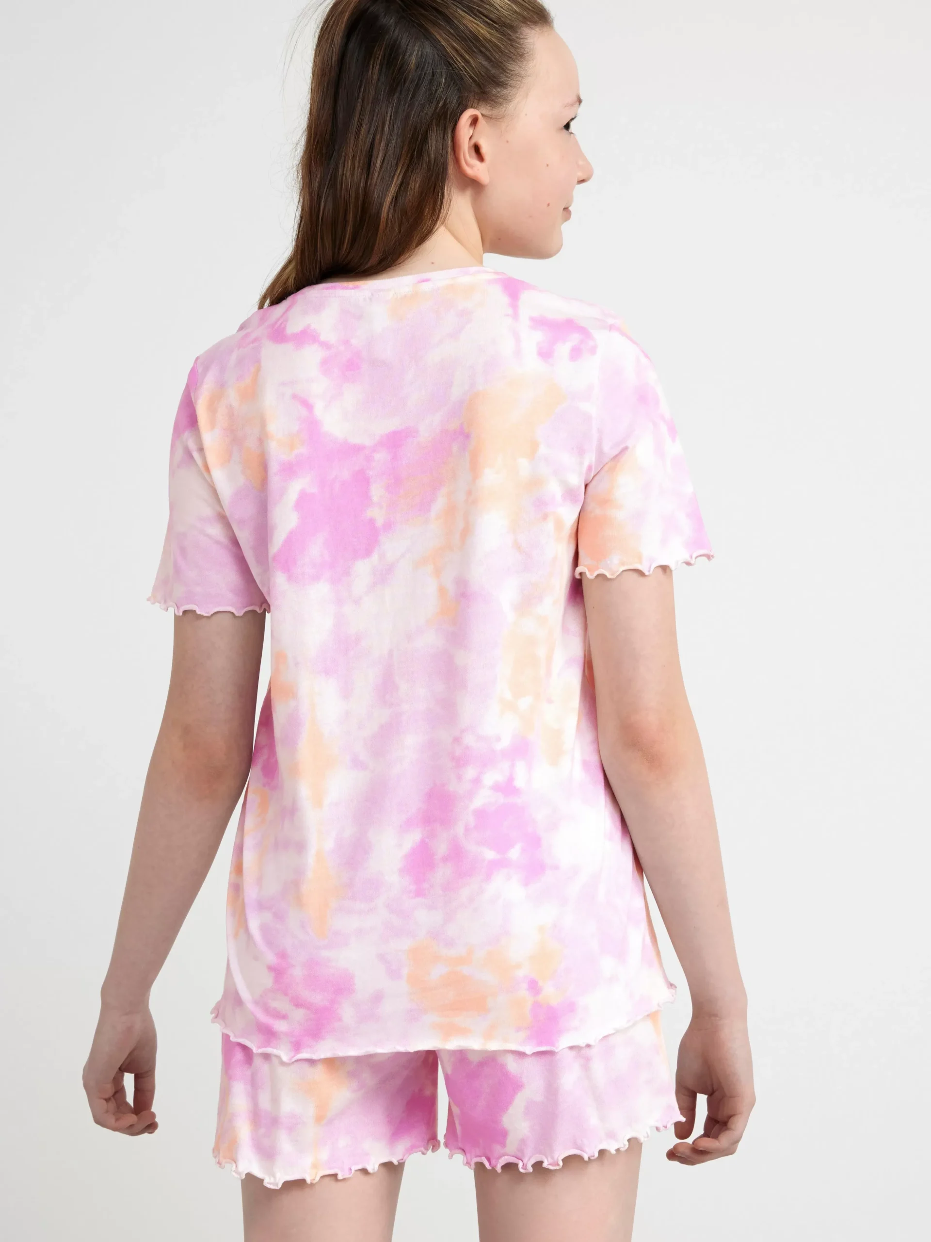 Nattplagg>Lindex Pyjamasset Med Batikmonster Light Lilac