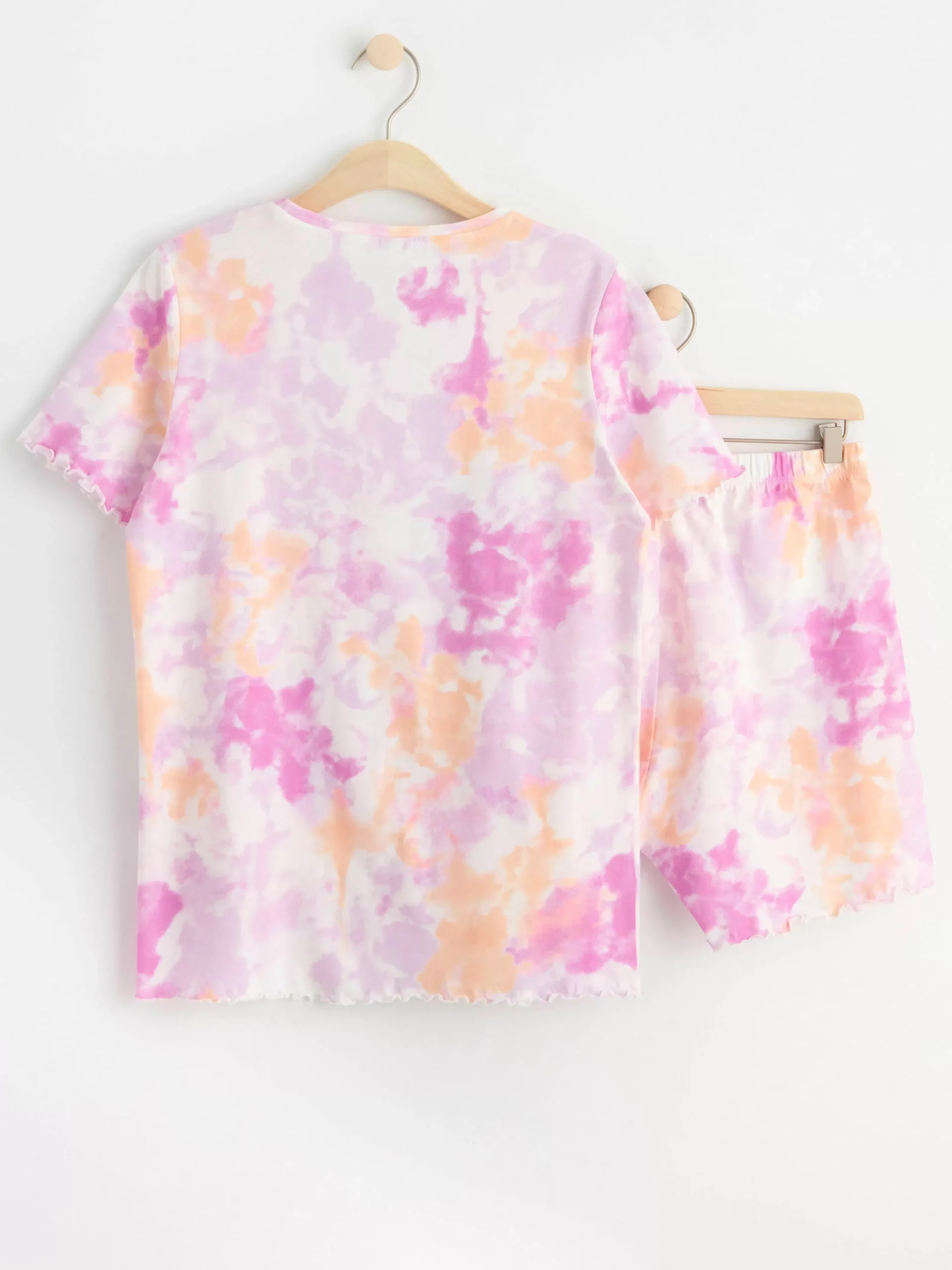 Nattplagg>Lindex Pyjamasset Med Batikmonster Light Lilac