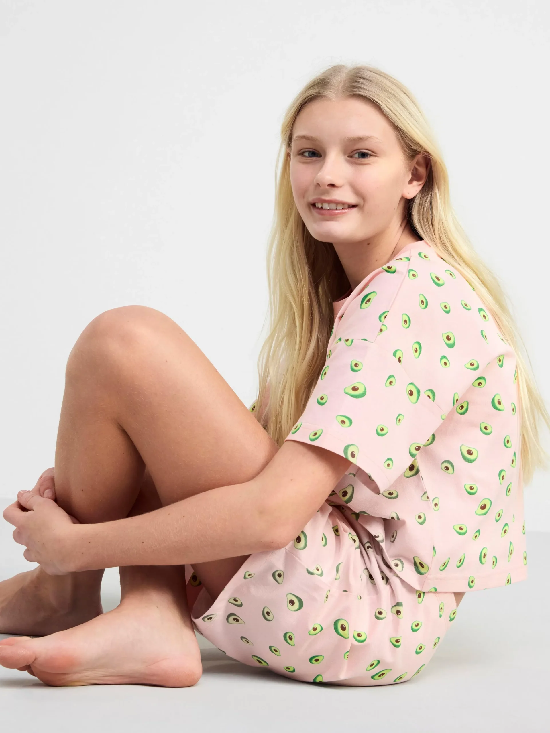 Nattplagg>Lindex Pyjamasset Med Topp Och Shorts Light Dusty Pink