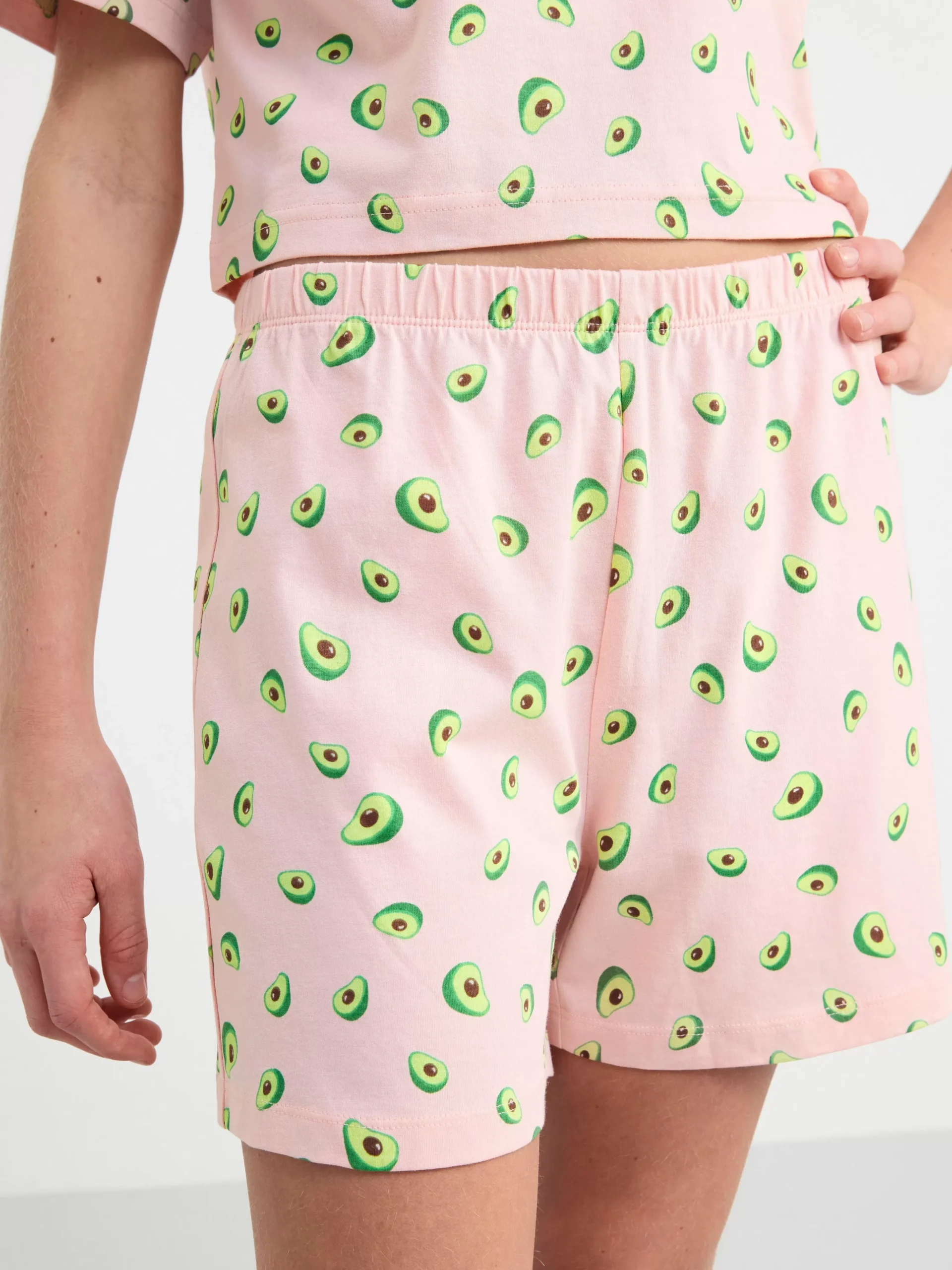 Nattplagg>Lindex Pyjamasset Med Topp Och Shorts Light Dusty Pink