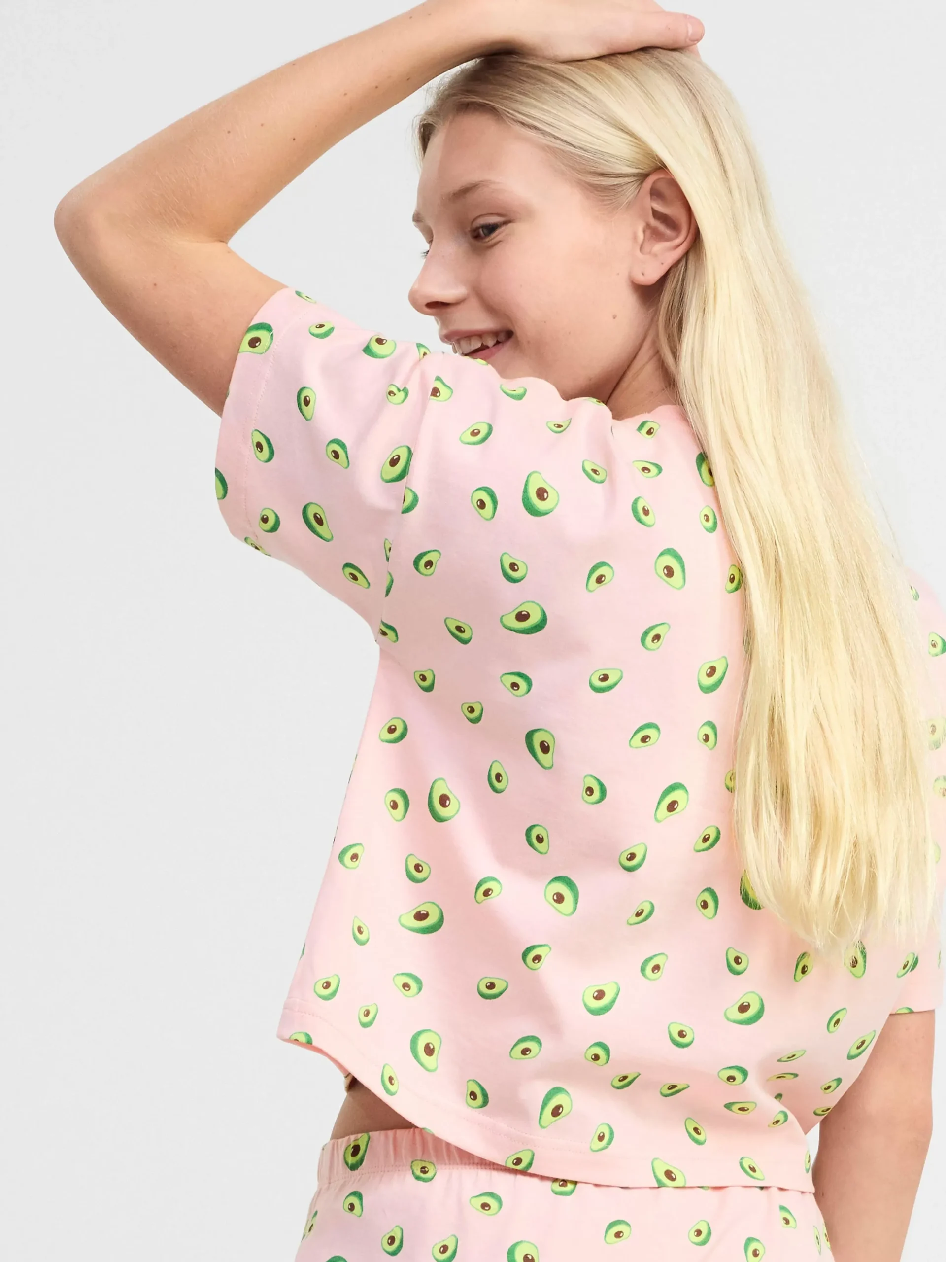 Nattplagg>Lindex Pyjamasset Med Topp Och Shorts Light Dusty Pink