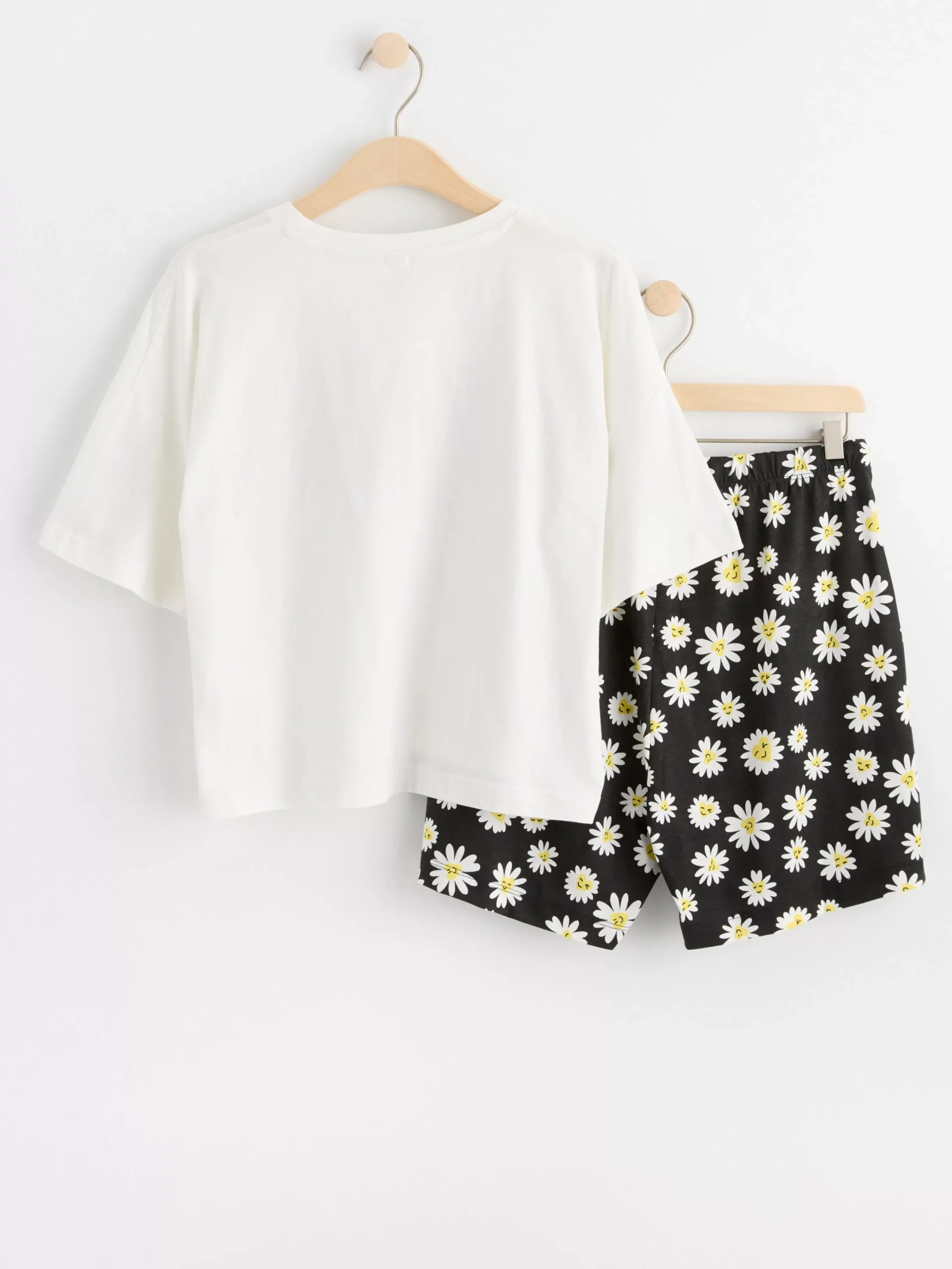 Nattplagg>Lindex Pyjamasset Med Topp Och Shorts Black