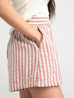 Nattplagg>Lindex Pyjamasshorts I Backebolja Dark Dusty Pink