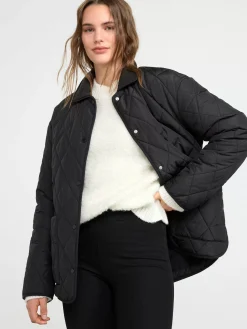 Ytterkläder>Lindex Quiltad Jacka Black