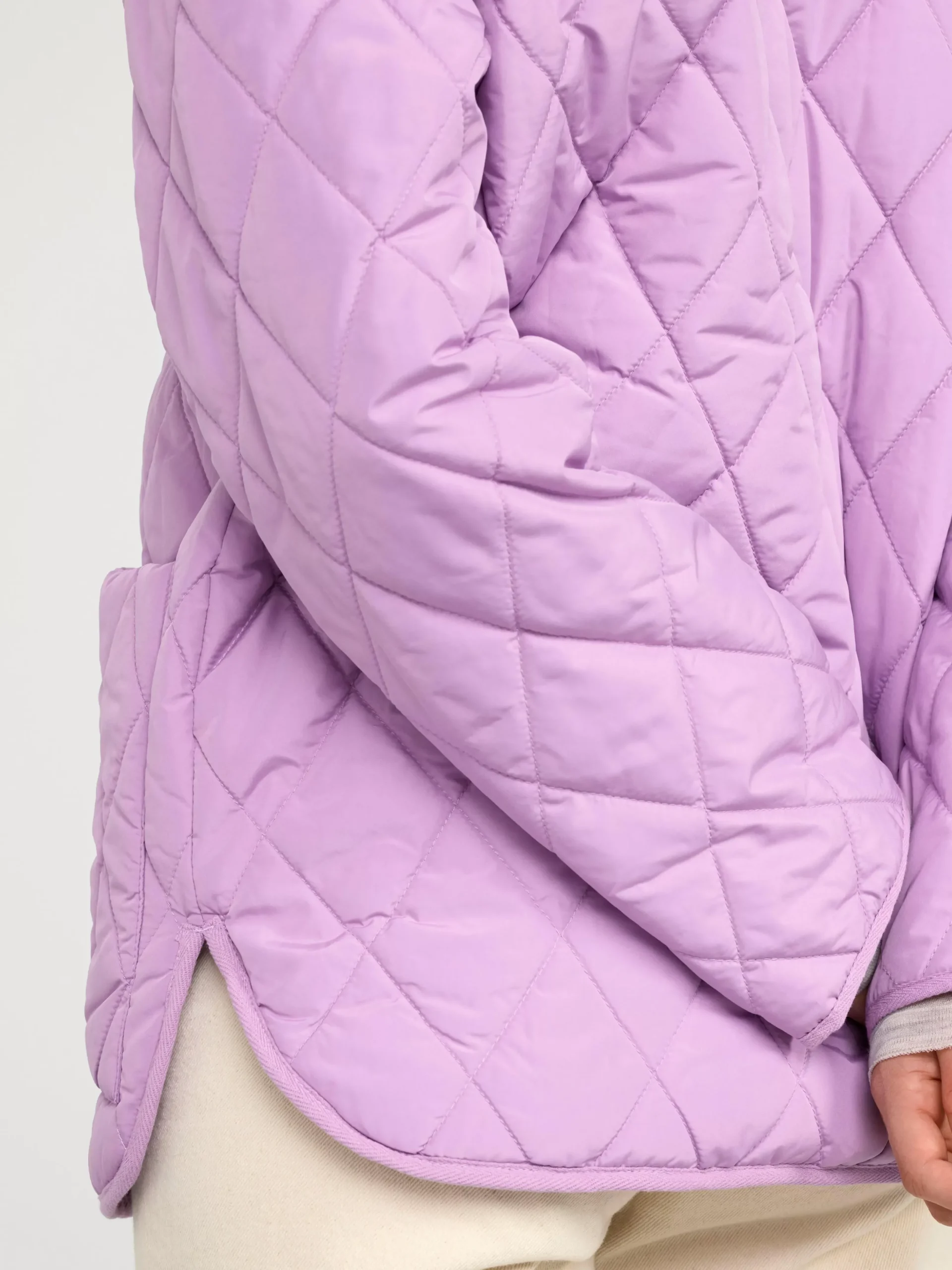 Ytterkläder>Lindex Quiltad Jacka Dusty Lilac