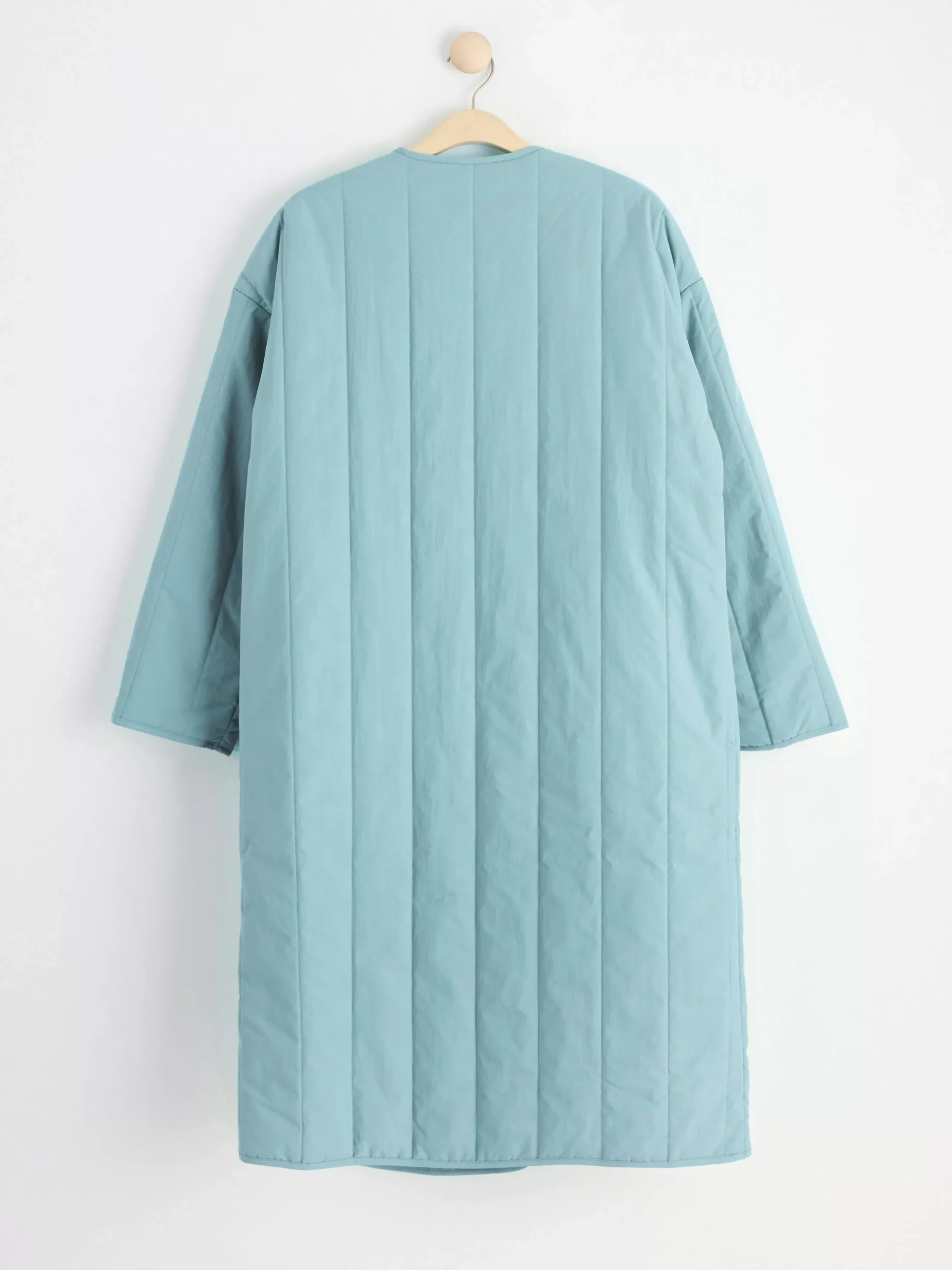 Ytterkläder>Lindex Quiltad Vattenavvisande Kappa Light Dusty Turquoise