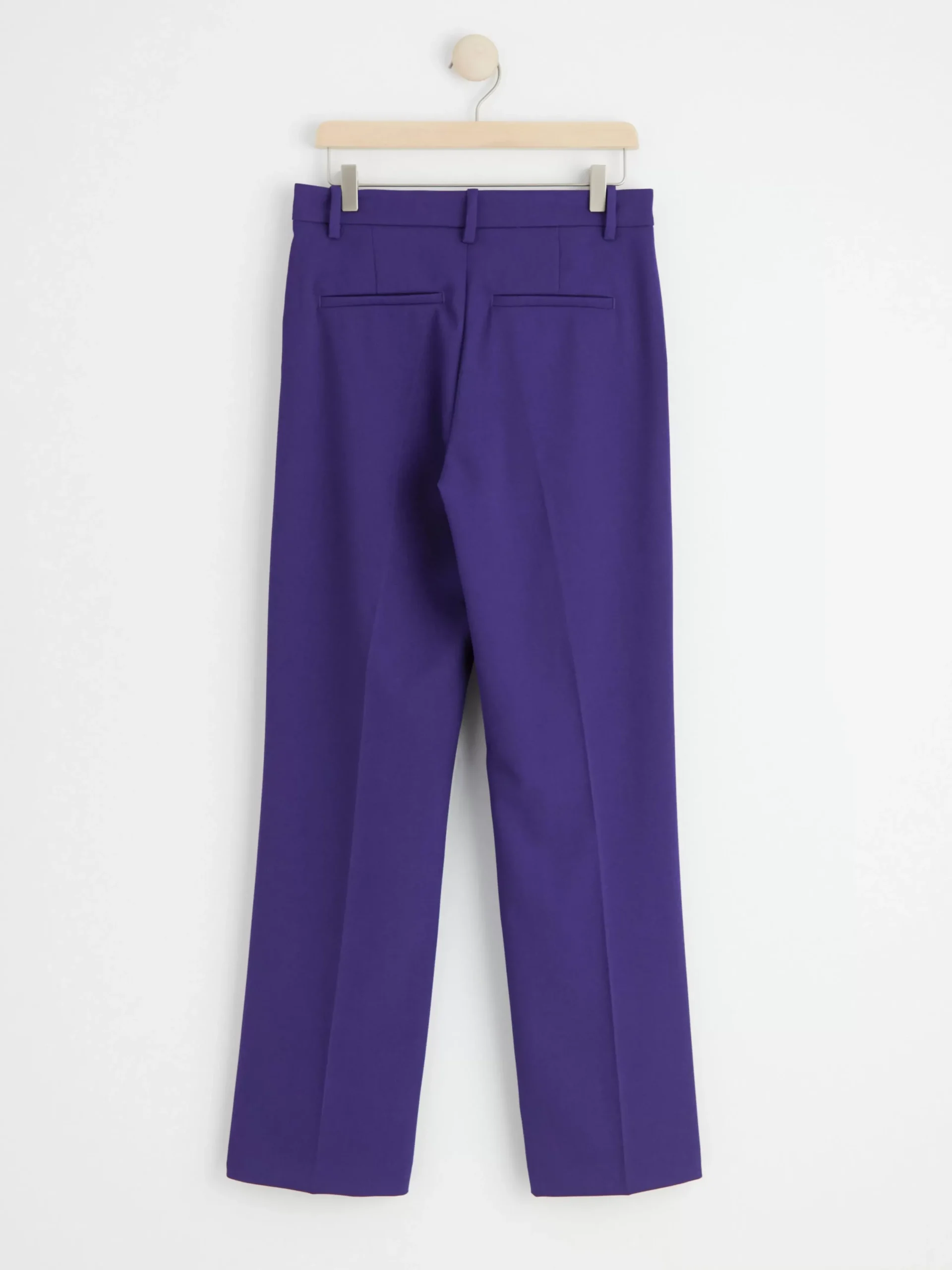 Byxor>Lindex Rak Byxa Med Normalhog Midja Dark Lilac