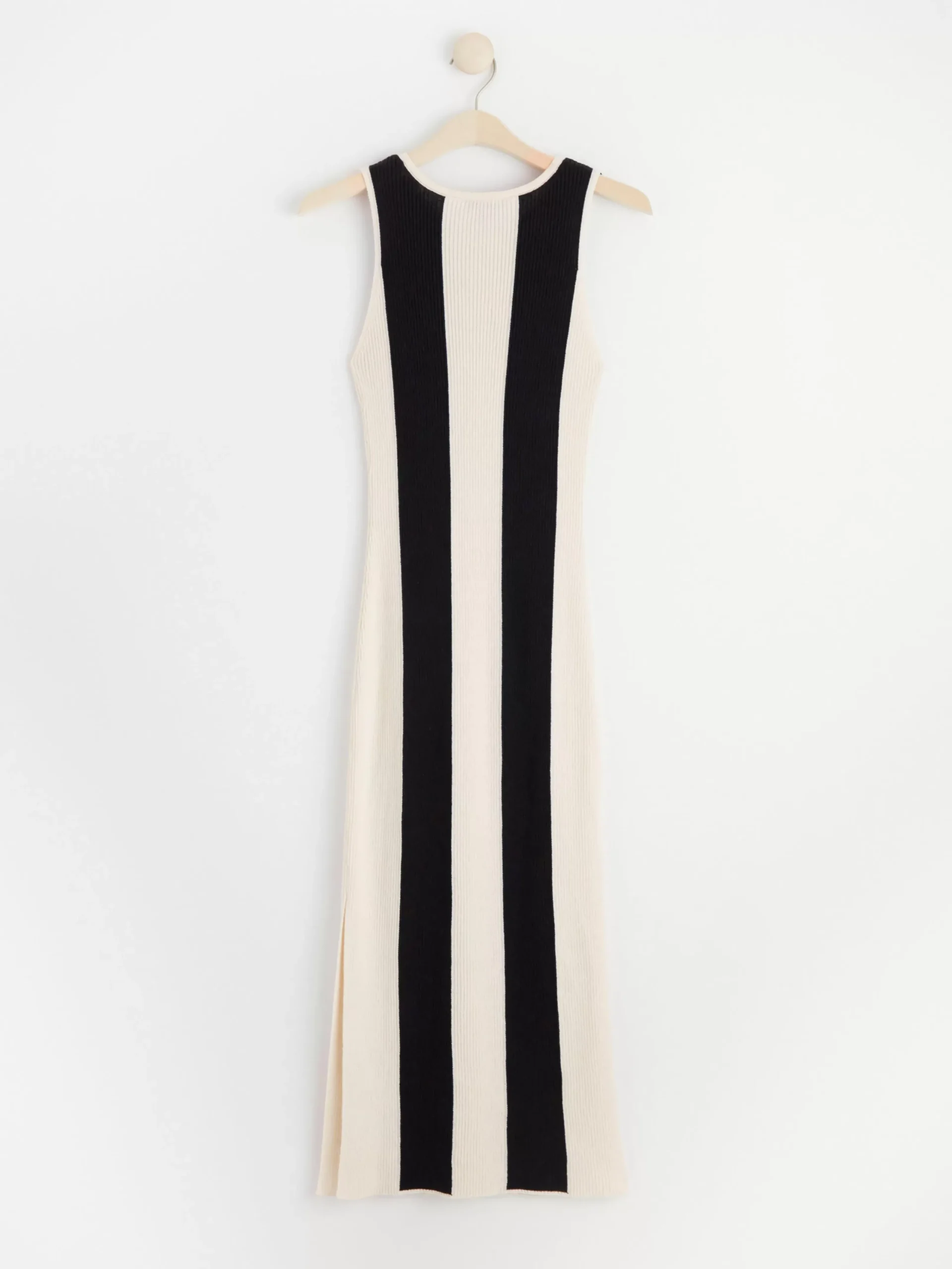 Klänningar>Lindex Randig Ribbstickad Klanning Black