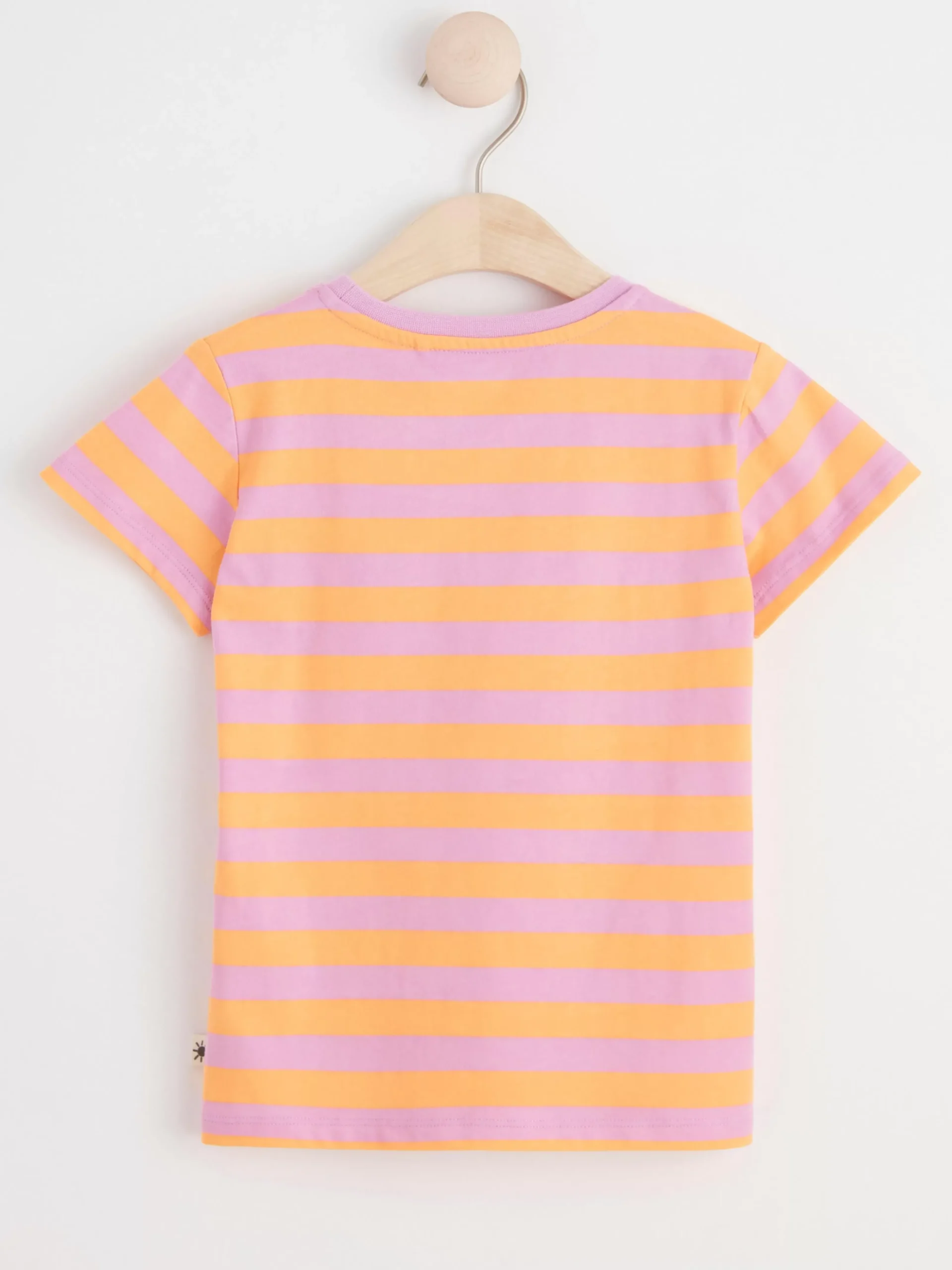 Toppar & T-Shirts>Lindex Randig T-Shirt Light Dusty Orange