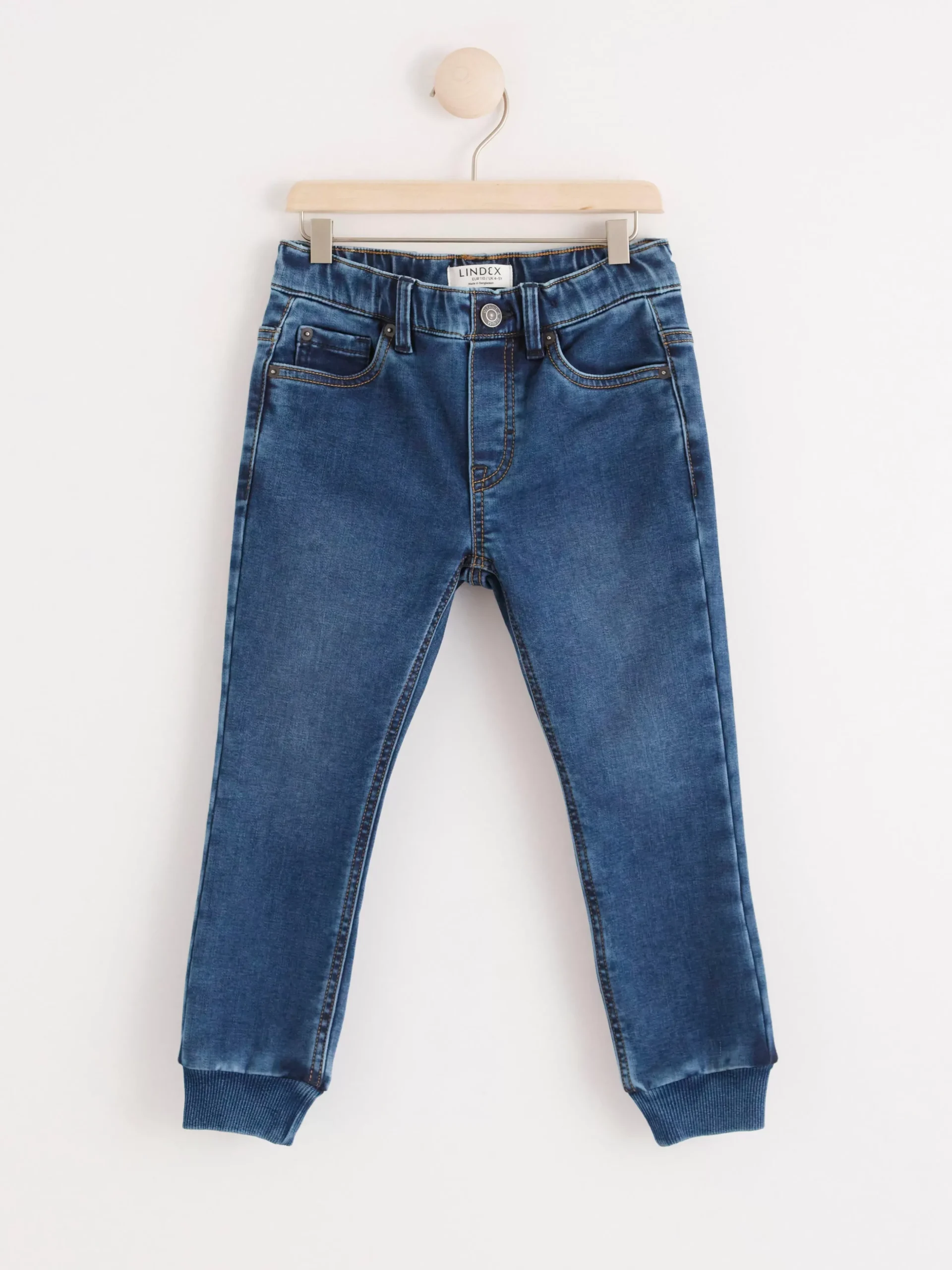 Jeans>Lindex Regular Fit Jeans Med Borstad Insida Denim