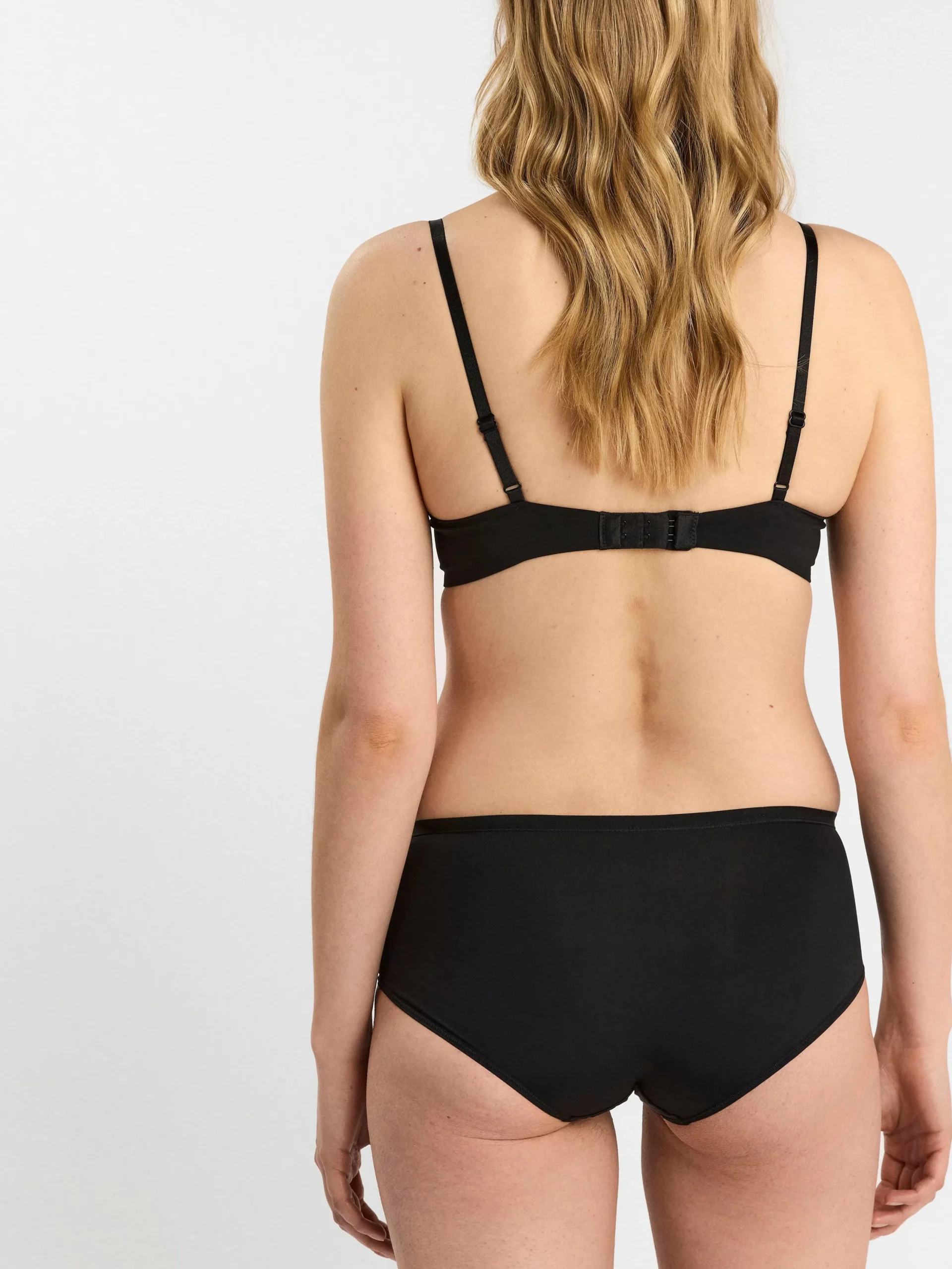 Trosor>Lindex Regular Waist Trosa Black